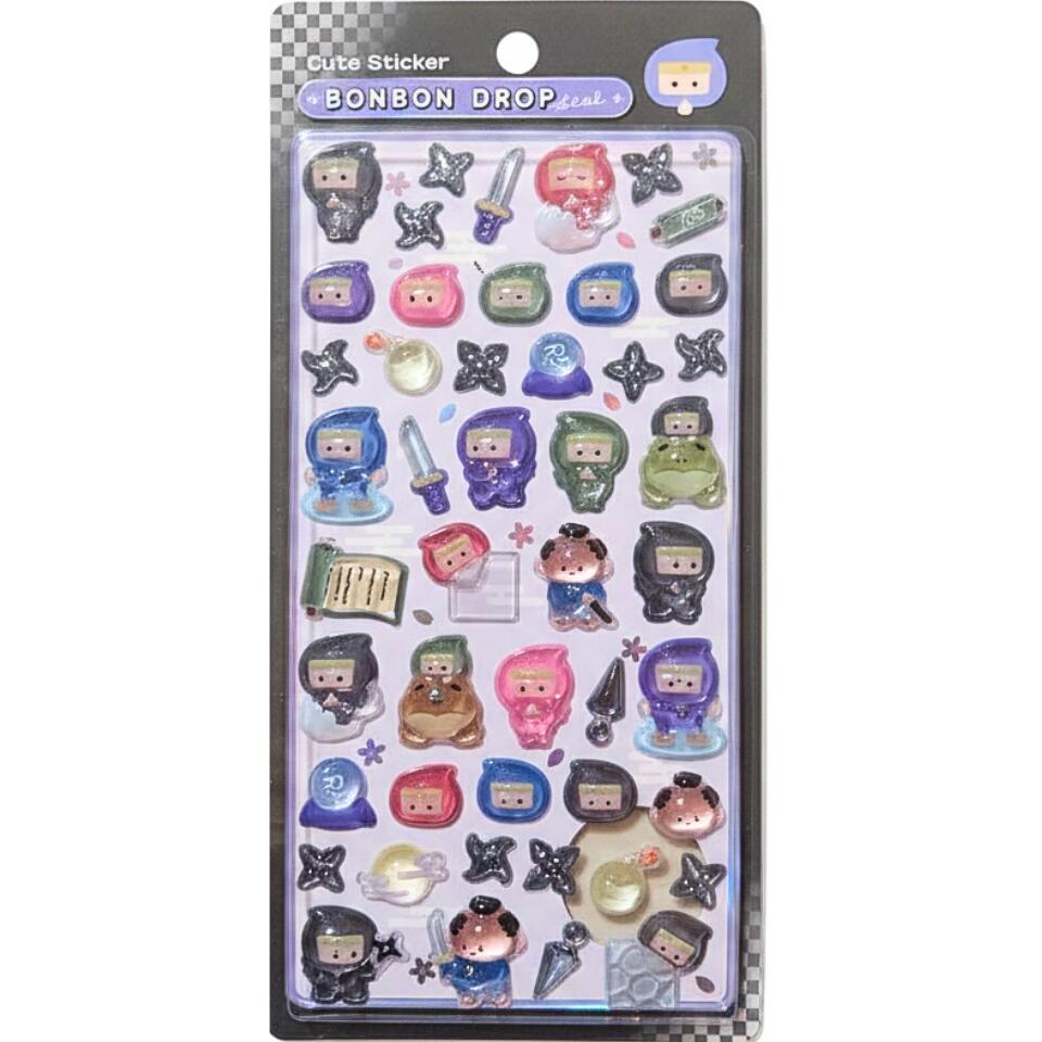 和柄・選択】ボンボンドロップシール 和柄 ステッカー BONBON DROP