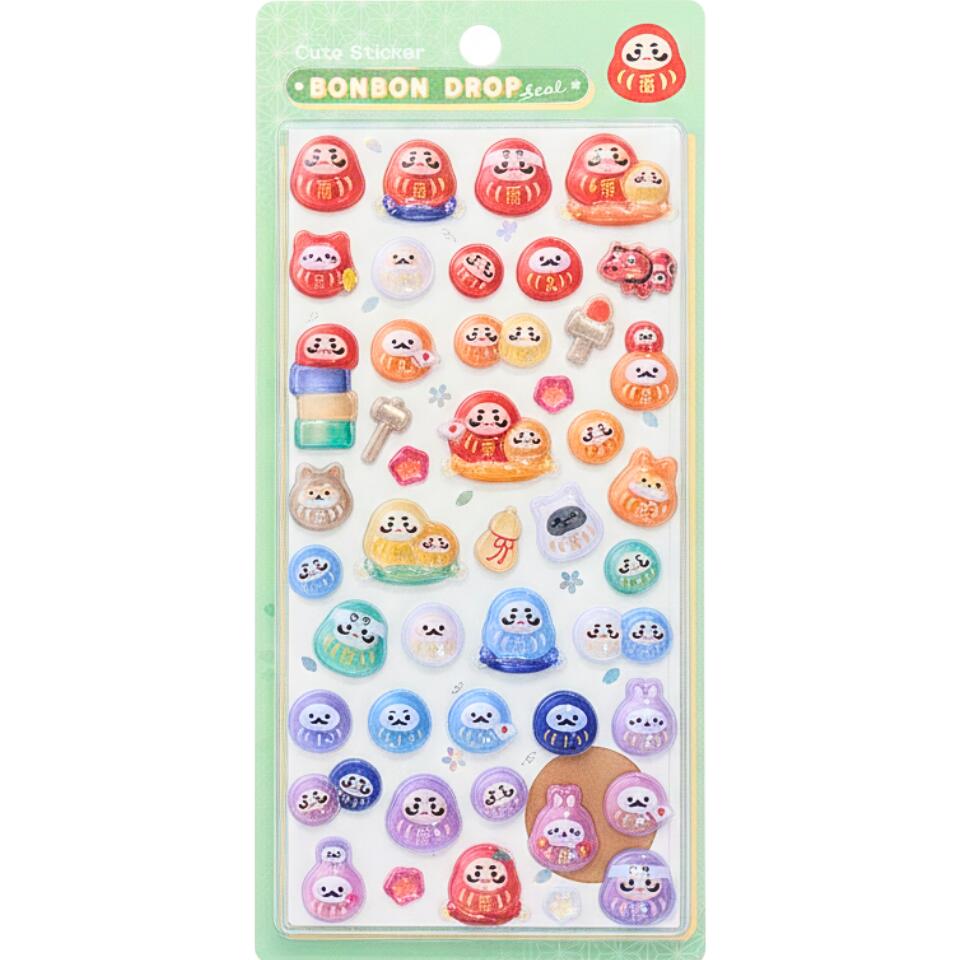 和柄・選択】ボンボンドロップシール 和柄 ステッカー BONBON DROP