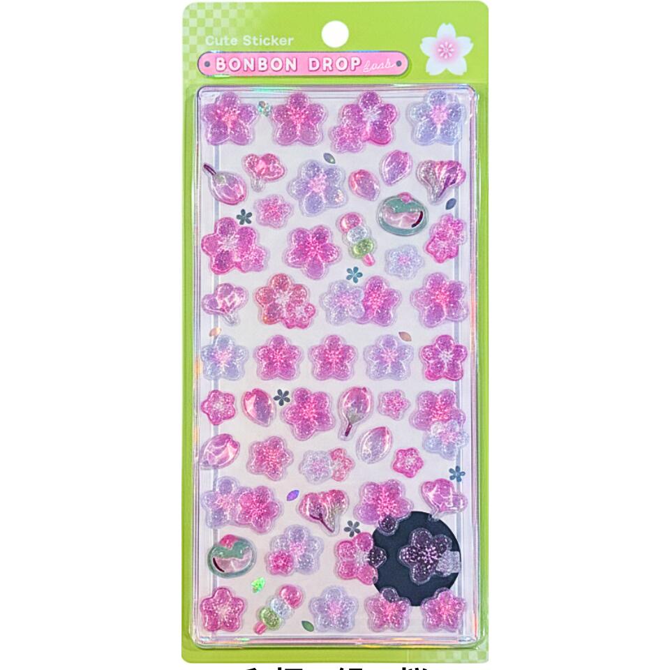 和柄・選択】ボンボンドロップシール 和柄 ステッカー BONBON DROP