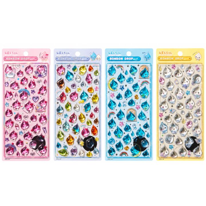 【定め事品】【選りわける】しずくお父ちゃんボンボンドロップシール ボンボンドロップシール うるおいちゃん しずくの森のなかまたち しずくお父ちゃん みるみるお父ちゃん BONBON DROP ミニ プチ ワンポイント 文房具 雑貨 グッズ 愛くるしい