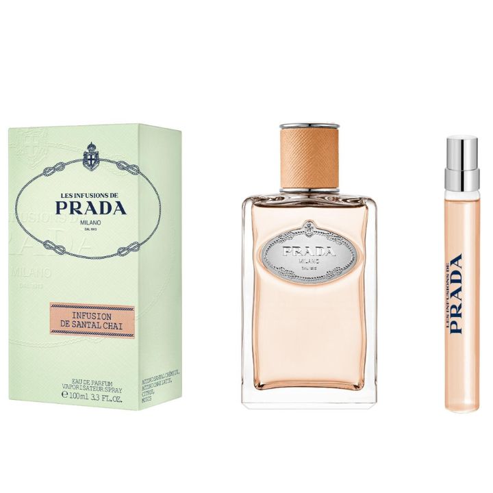 【静電容量より分ける能力のある】プラダ もの言う花(PRADA BEAUTY) インフュージョン ドゥ プラダ サンタル チャイ オーデパルファム 2026春コスメ 新作 バレンタイン 白いことデー 母の日