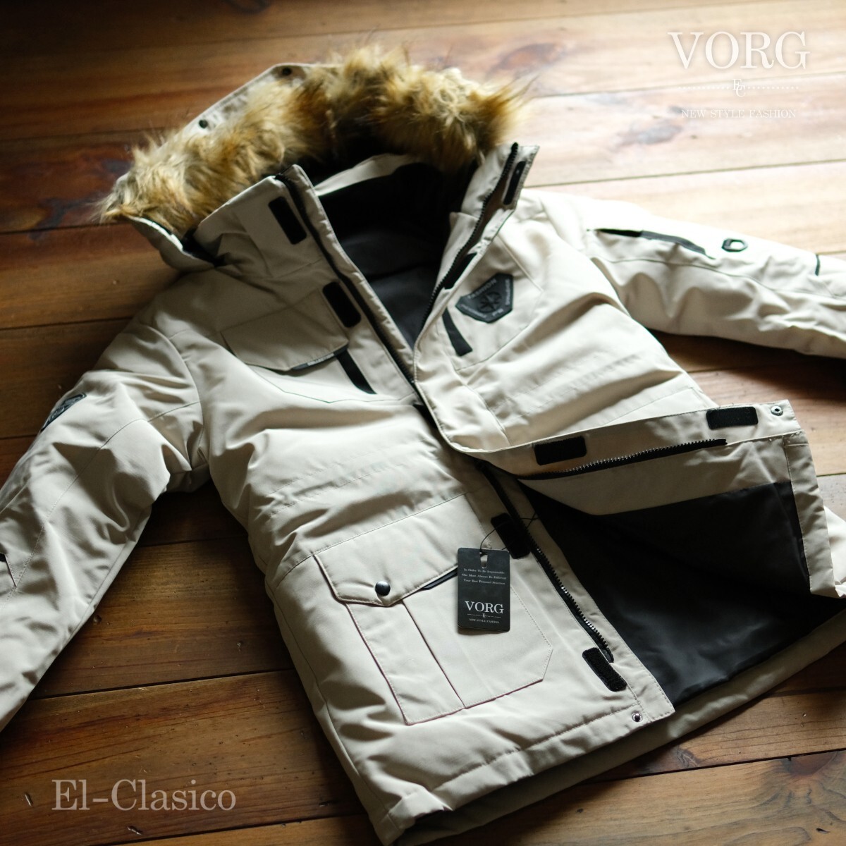 楽天市場】新品 Fay ダウンコート 【サイズ：S】 ブルー フォックス