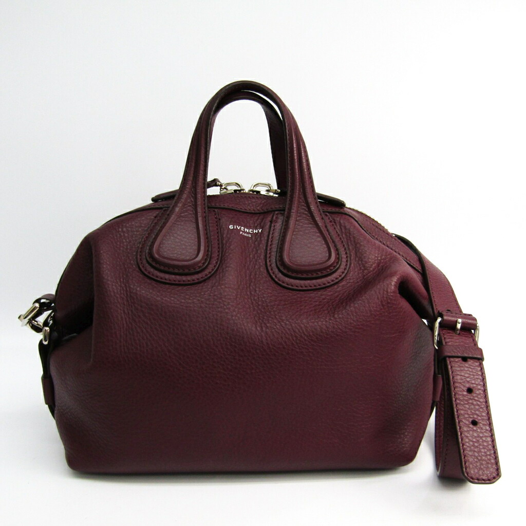 ジバンシィ Givenchy Nightingale Small Bb05096025 Lady S Leather Handbag Bordeaux