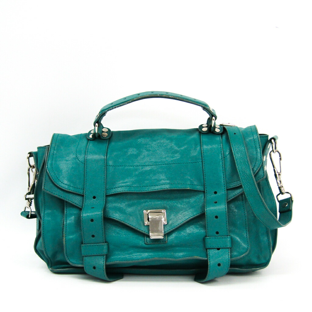プロエンザ スクーラー Proenza Schouler Ps1 Satc Bag M Lady S Leather Handbag Green