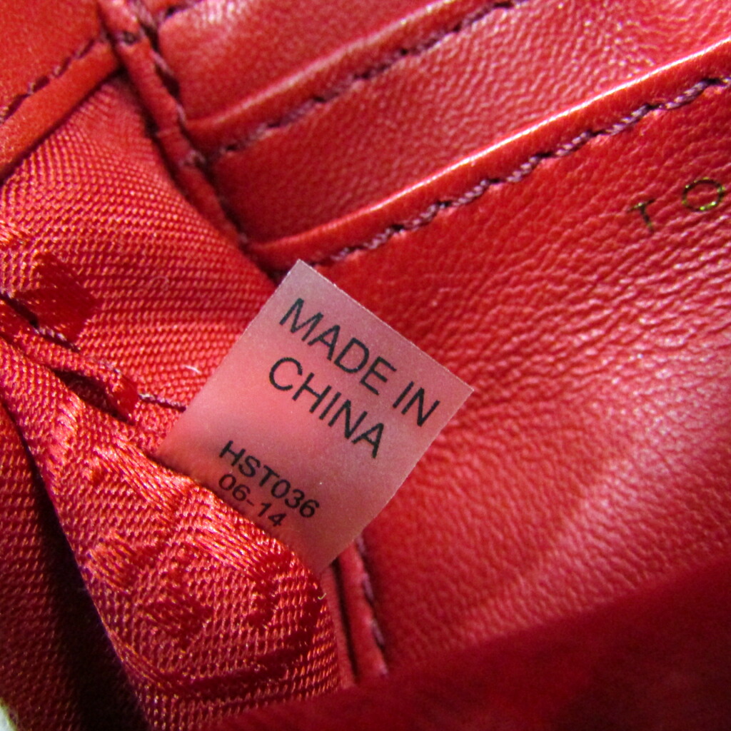 Burch レディース ミニ トリーバーチ Tory チェーン レザー Elady ショルダーバッグ キルティング ミニ レッド レディース レッド 中古