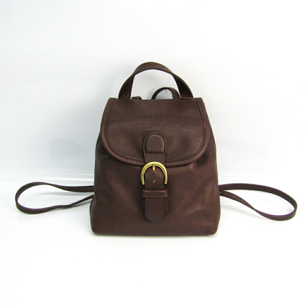 コーチ Coach レザー 4152 4152 リュックサック Elady レディース ダークブラウン レディース オールドコーチ ダークブラウン 中古 コーチ Coach レザー 4152 4152 リュックサック Elady レディース ダークブラウン レディース オールドコーチ ダークブラウン 中古