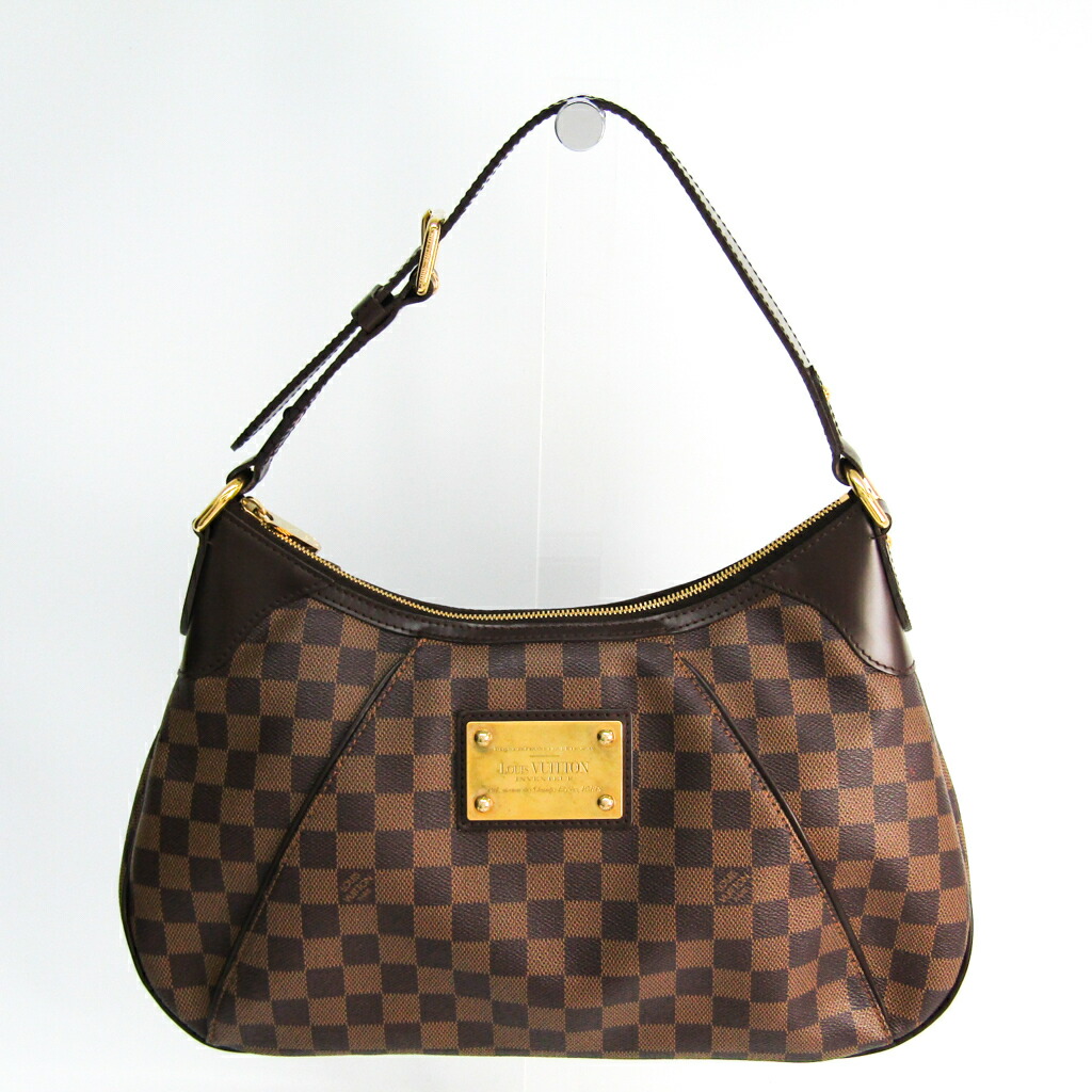 Elady N ダミエ ルイ ヴィトン Louis Vuitton レディース レディースバッグ テムズgm エベヌ レディース ショルダーバッグ 中古 テムズgm