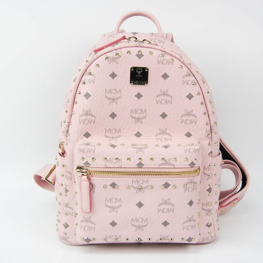 エムシーエム Mcm リュックサック Stark Side Mmkaave01qh001 Mmkaave01qh001 バッグ レディース レザー Pvc リュックサック ライトピンク 中古 Elady エムシーエム Mcm リュックサック Stark Side Mmkaave01qh001 Mmkaave01qh001 バッグ レディース レザー Pvc リュックサック ライトピンク 中古 Elady