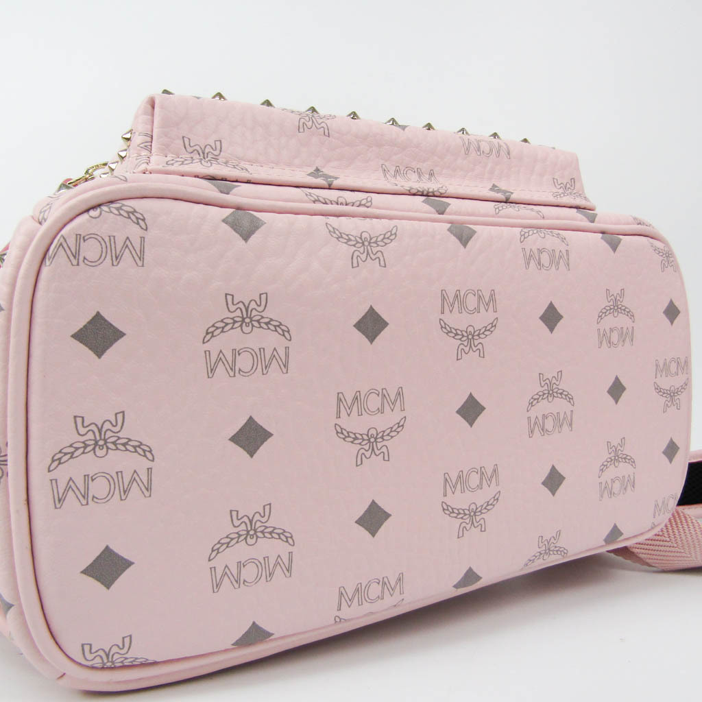 エムシーエム Mcm リュックサック Stark Side Mmkaave01qh001 Mmkaave01qh001 バッグ レディース レザー Pvc リュックサック ライトピンク 中古 Elady エムシーエム Mcm リュックサック Stark Side Mmkaave01qh001 Mmkaave01qh001 バッグ レディース レザー Pvc リュックサック ライトピンク 中古 Elady