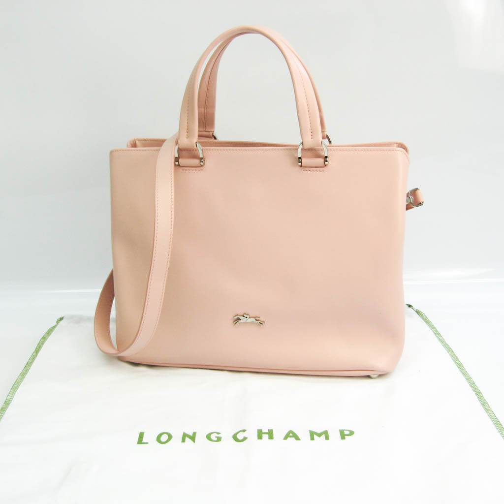 ロンシャン Longchamp Honore 1286 1 507 レディース 革 ハンドバッグ ショルダーバッグ 照明石竹色 中古 Colegiovictorhugo Cl