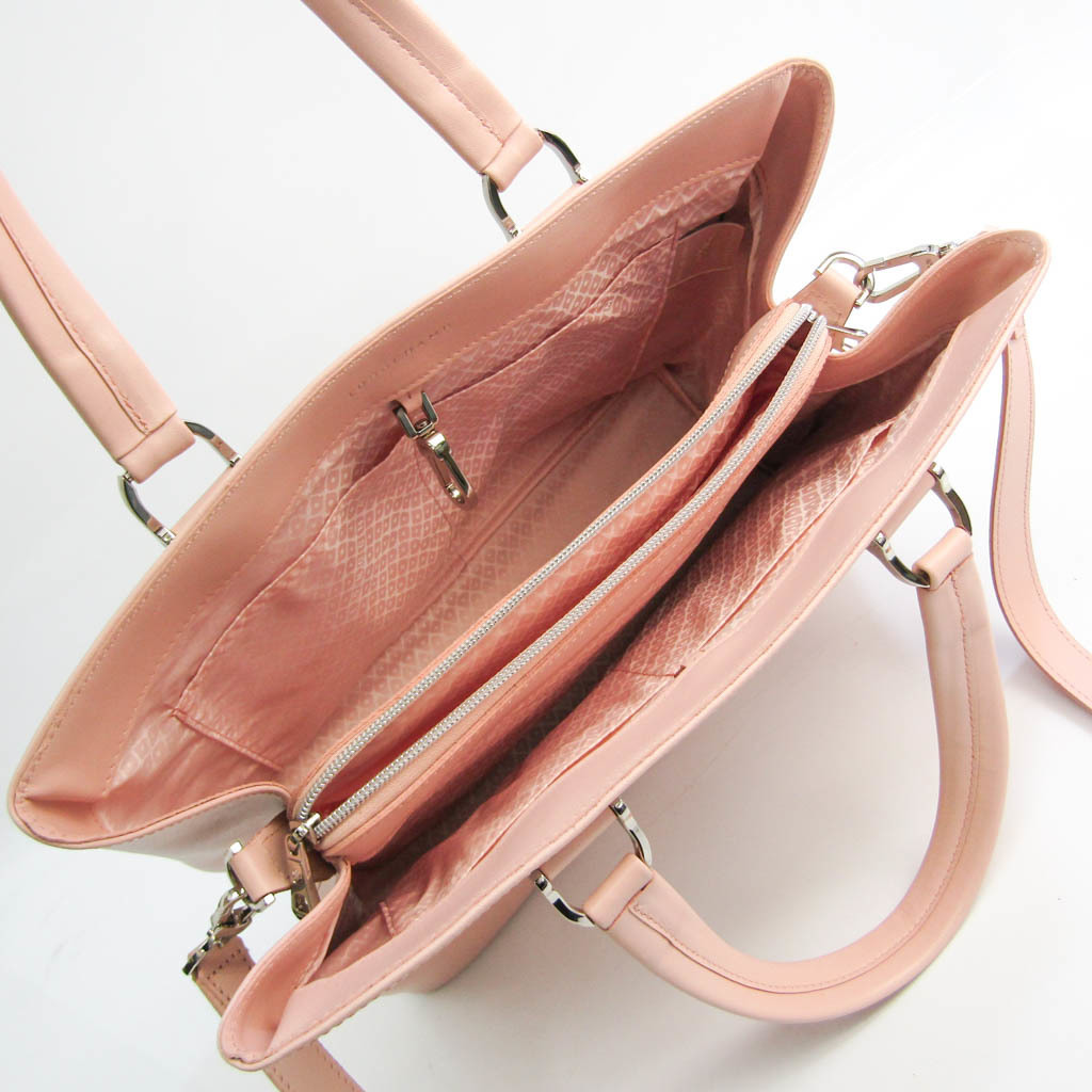 ロンシャン Longchamp Honore 1286 1 507 レディース 革 ハンドバッグ ショルダーバッグ 照明石竹色 中古 Colegiovictorhugo Cl