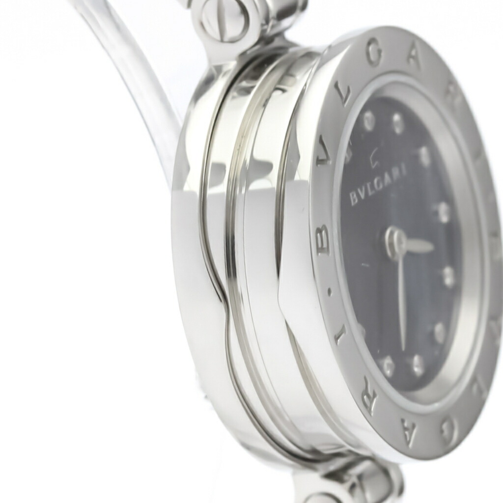 ブルガリ Bvlgari B Zero1 ビーゼロワン ダイヤモンド ブルーシェル文字盤 ステンレススチール クォーツ レディース 時計 Bz23s 外装仕上げ済み 中古 Gulbaan Com