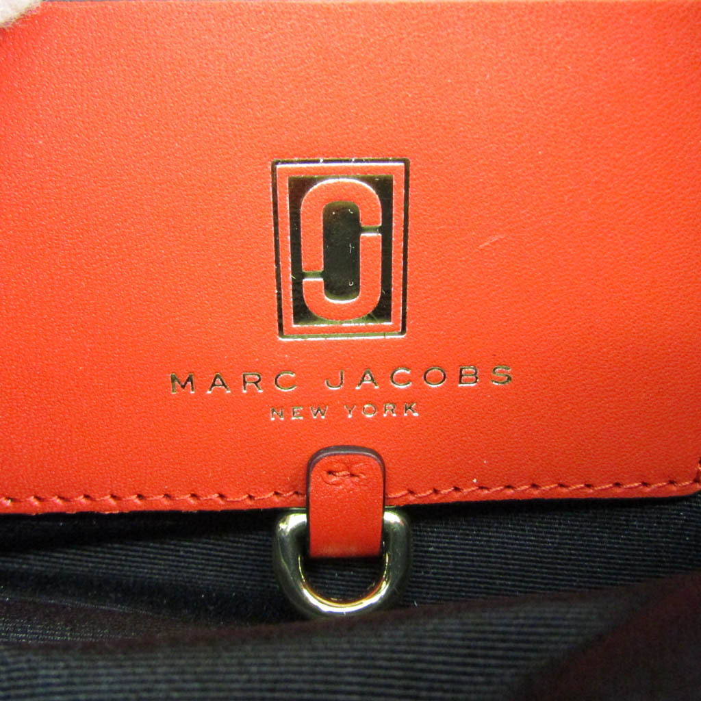 マーク ジェイコブス Marc Jacobs The Mini Squeeze M レディース レザー ショルダーバッグ オレンジレッド 中古 septicin Com