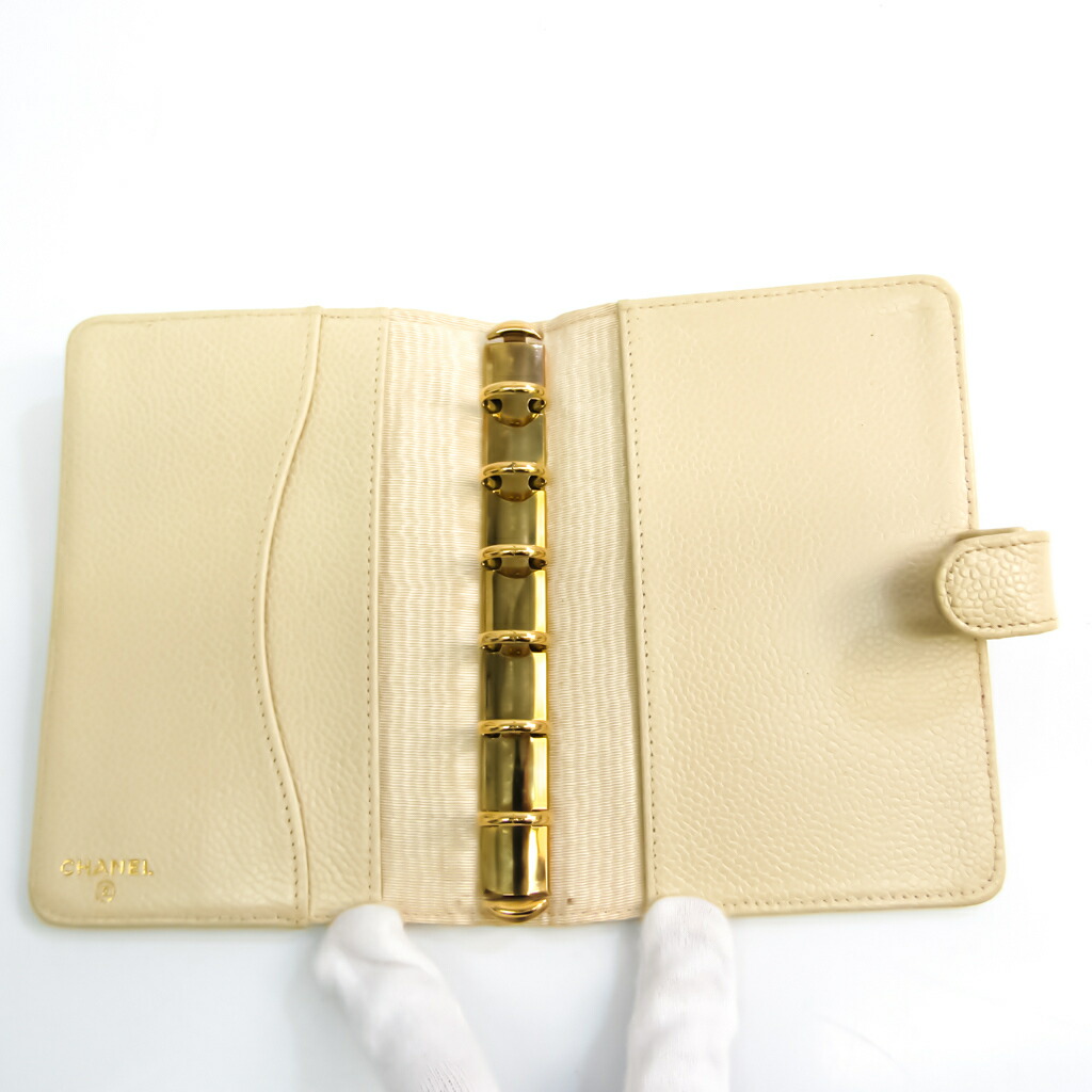 シャネル(Chanel) A6 手帳 クリーム 文房具・事務用品 | eu-agencies.net