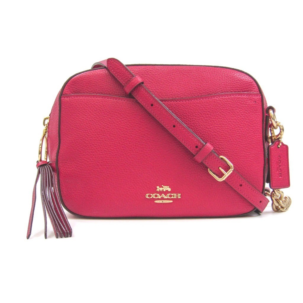 【楽天市場】コーチ(Coach) CAMERA BAG 29411 レディース レザー ショルダーバッグ ピンクレッド 【中古】：eLady