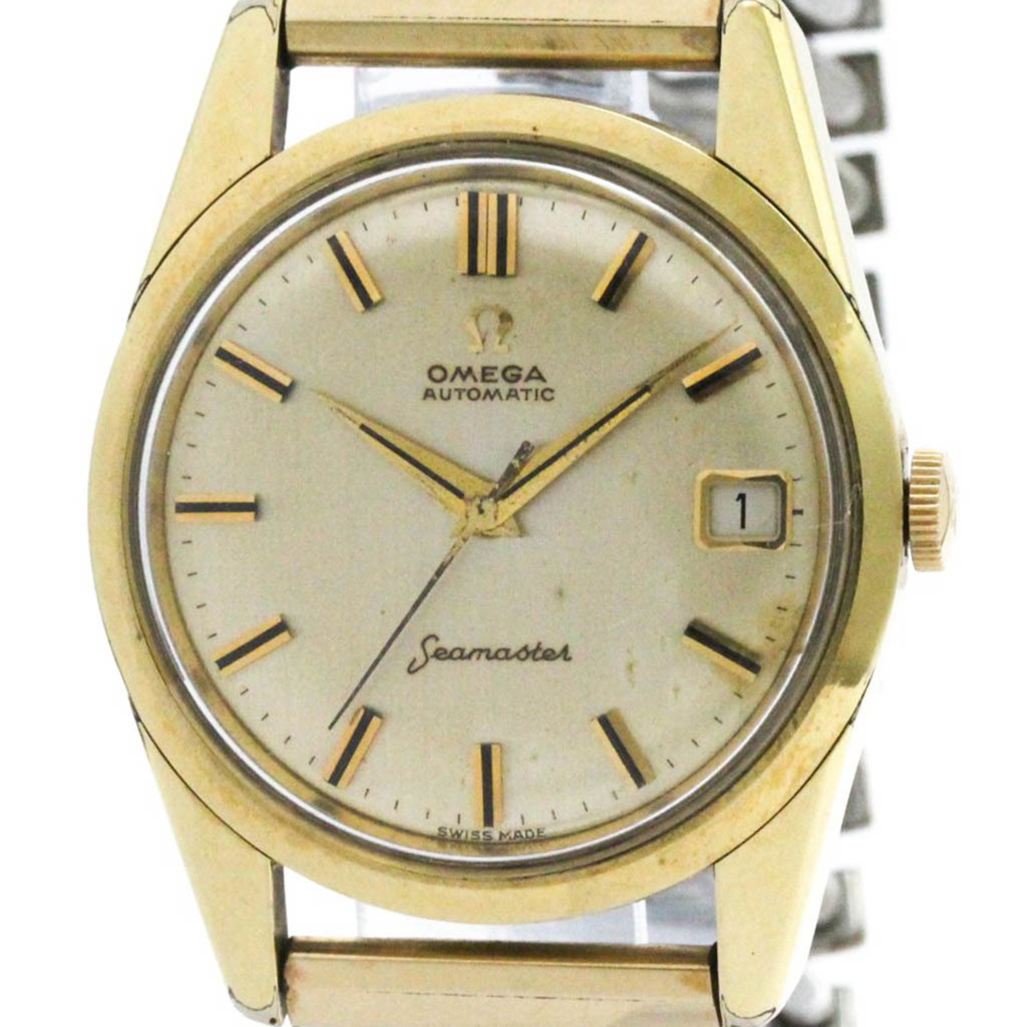 楽天市場】オメガ (OMEGA) シーマスター コスミック ゴールドプレート