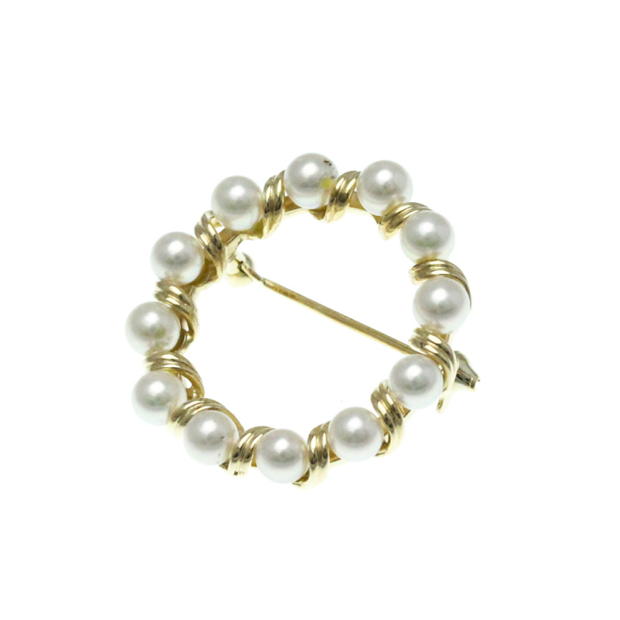 楽天市場】MIKIMOTO / ミキモト パールブローチ K18YG 5.8~6.0mm