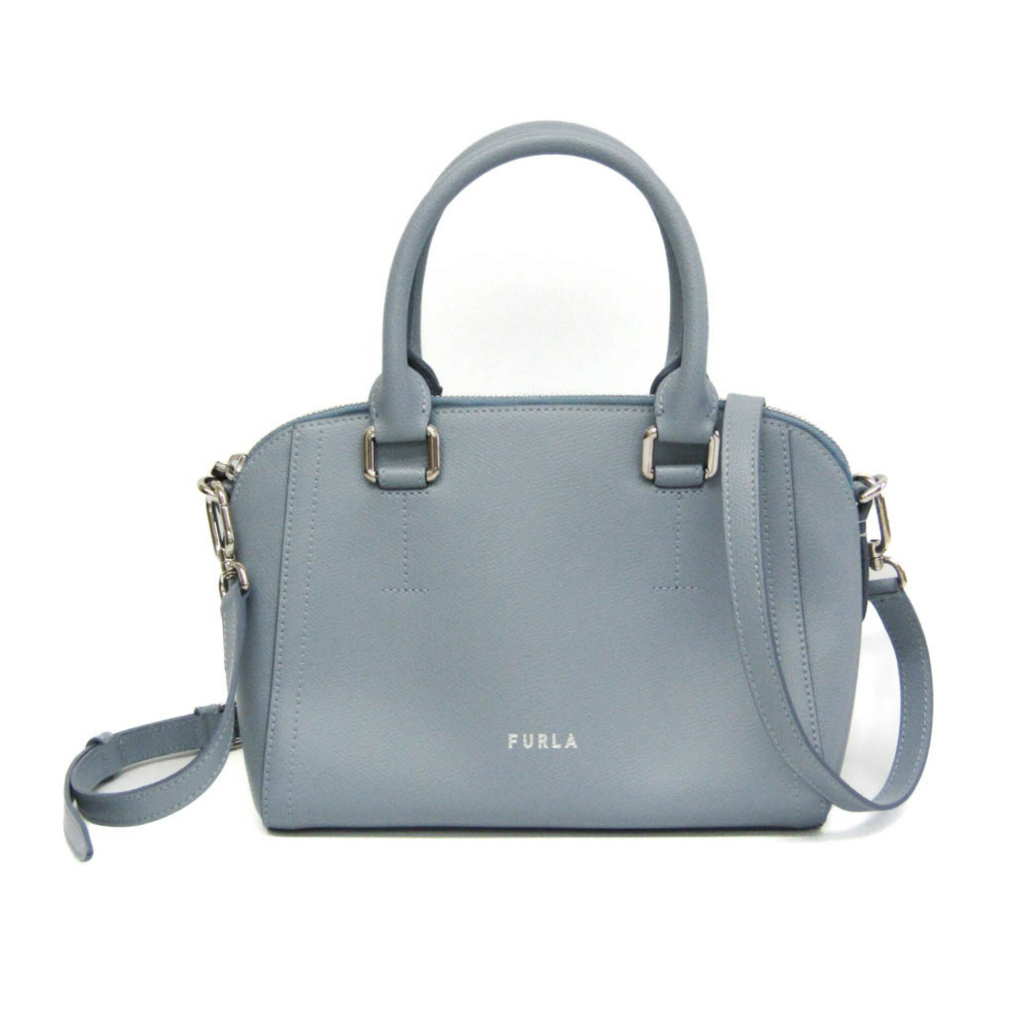 ✨️美品✨️ FURLA フルラ ハンドバッグ 2WAY レザー 本革 ブルー 青 フルラ FURLA バッグ （ブルー） -ファッション通販 FASHION WALKER