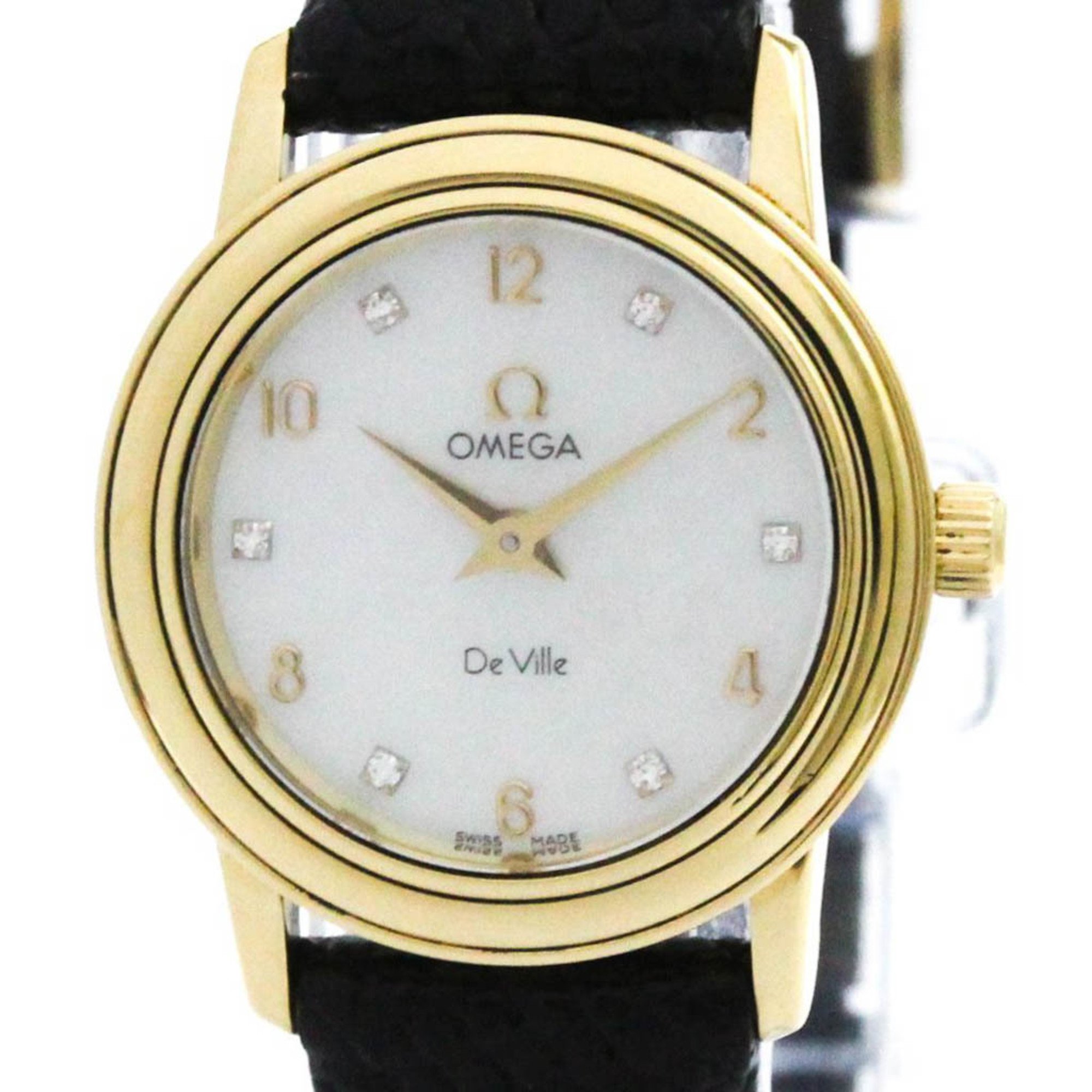 A♪美品♪OMEGA/オメガDeville/デビル プレステージ ゴールド 楽天市場】OMEGA オメガ DeVille デビル プレステージ 15Pダイヤ