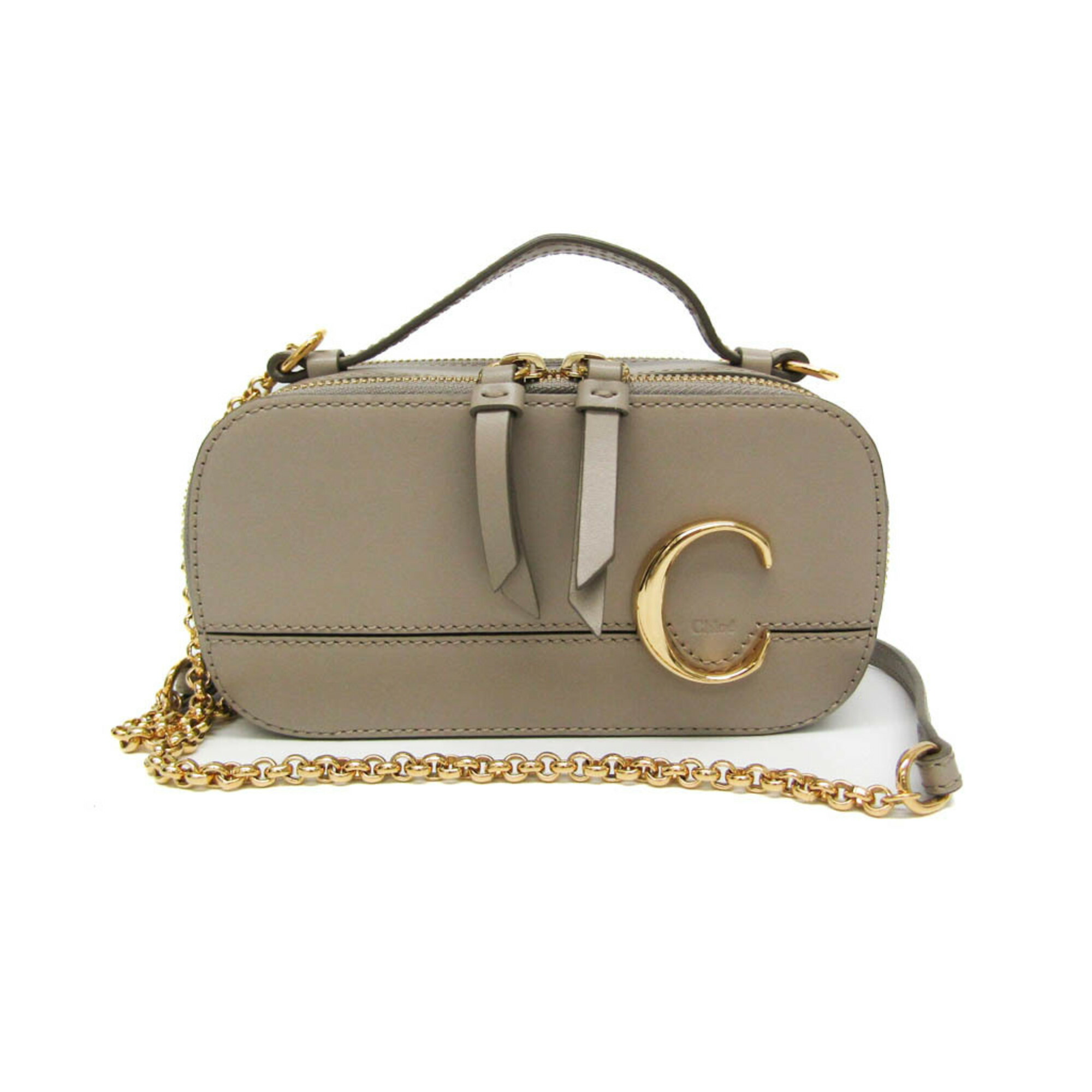クロエ(Chlo・・) C カメラバッグ CHC20SS225A37 レディース レザー ハンドバッグ,ショルダーバッグ ベージュ【中古】