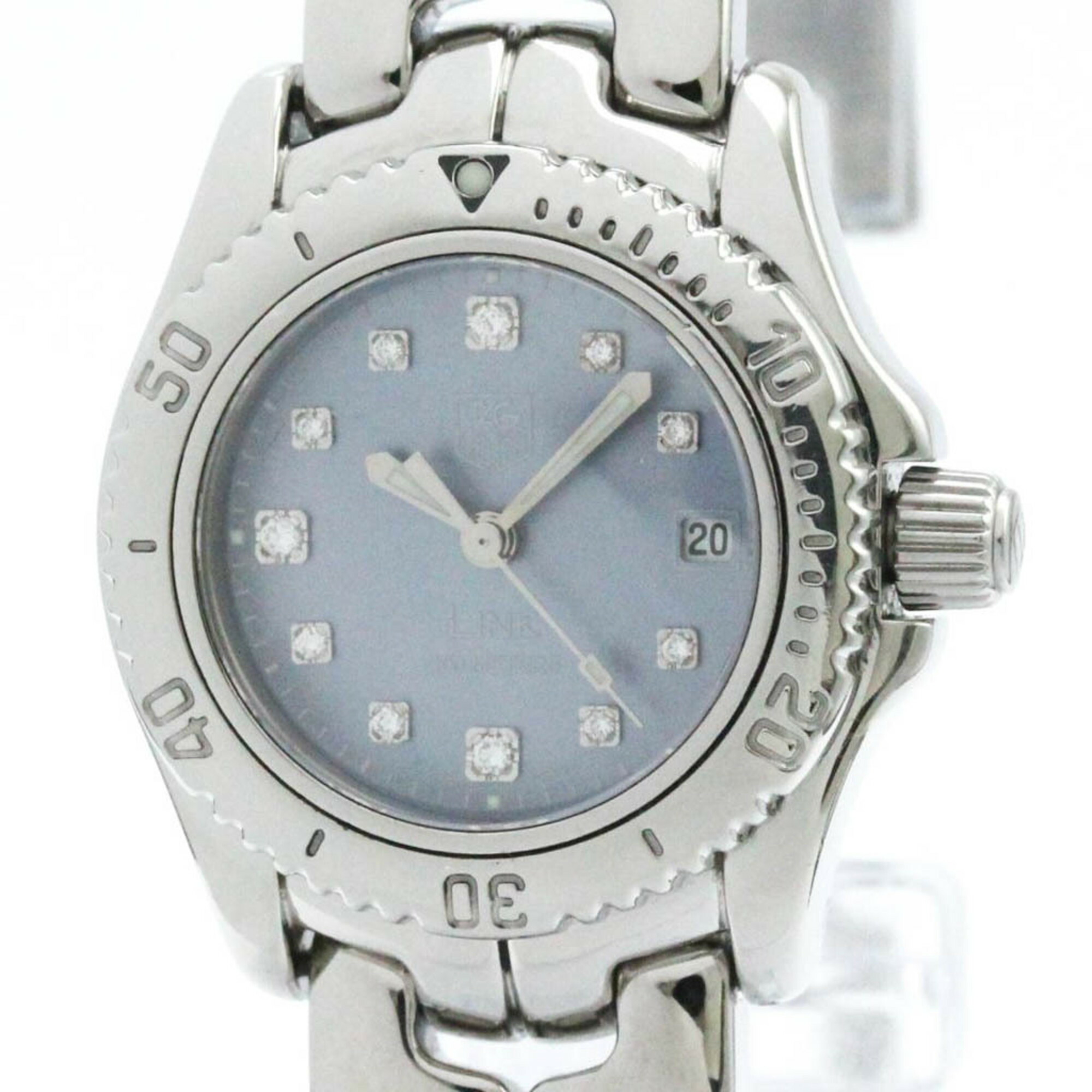 TAGHEUER LINK クオーツ SS シェル文字盤 WJF1311 TAGHEUER LINK クオーツ SS シェル文字盤 WJF1311 - メルカリ