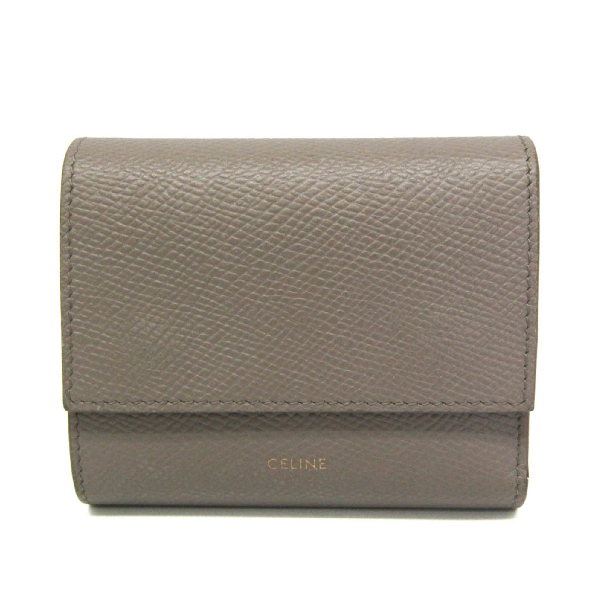 Celine スモール トリフォールド ウォレット ベージュ CELINE セリーヌ スモール トリフォールドウォレット セーズ 16