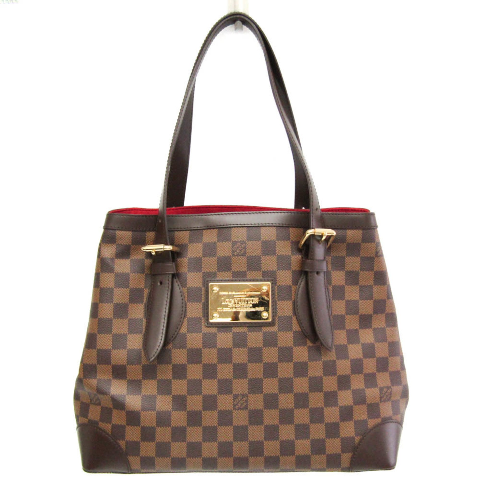 ルイ・ヴィトン(Louis Vuitton) ダミエ ハムステッドMM N51204 レディース ショルダーバッグ,トートバッグ 赤銅色【中古】