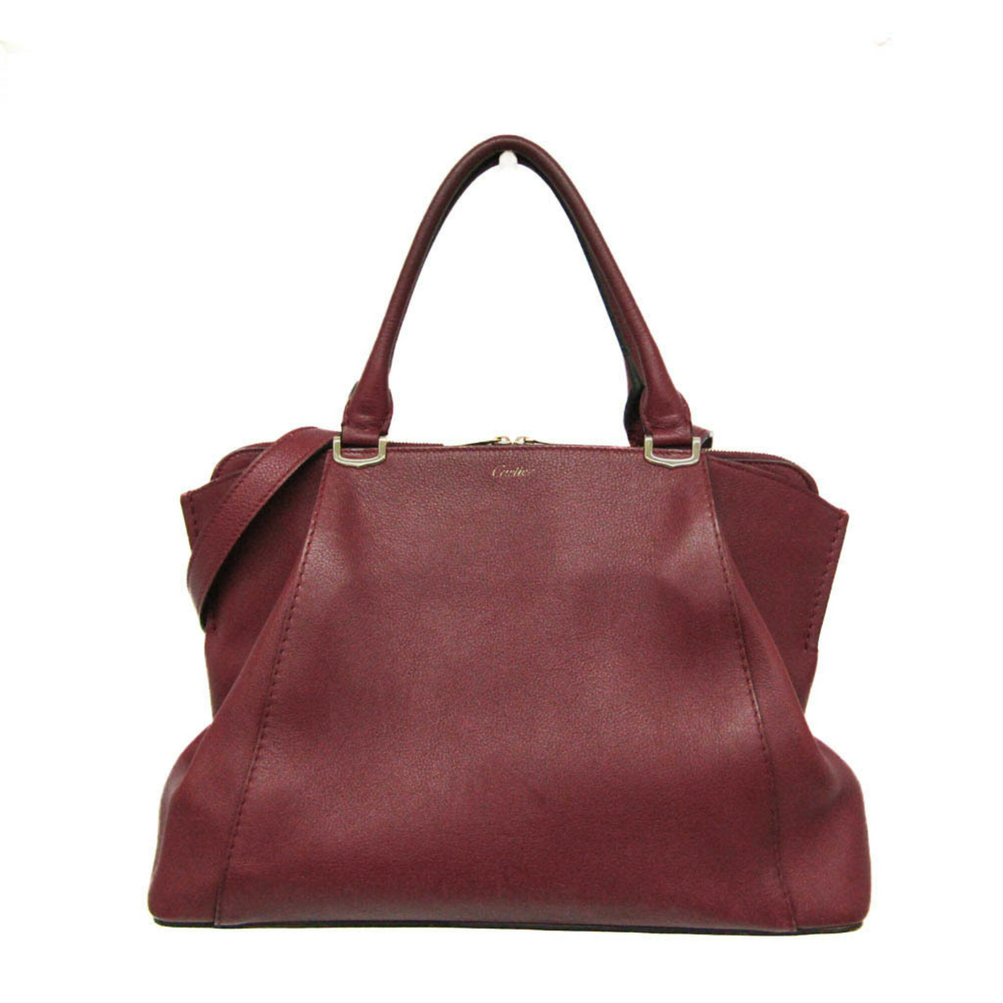 ✨Cartier mast de Cartier ハンドバッグ トートバッグ CARTIER カルティエ マストライン ハンドバッグ レザー