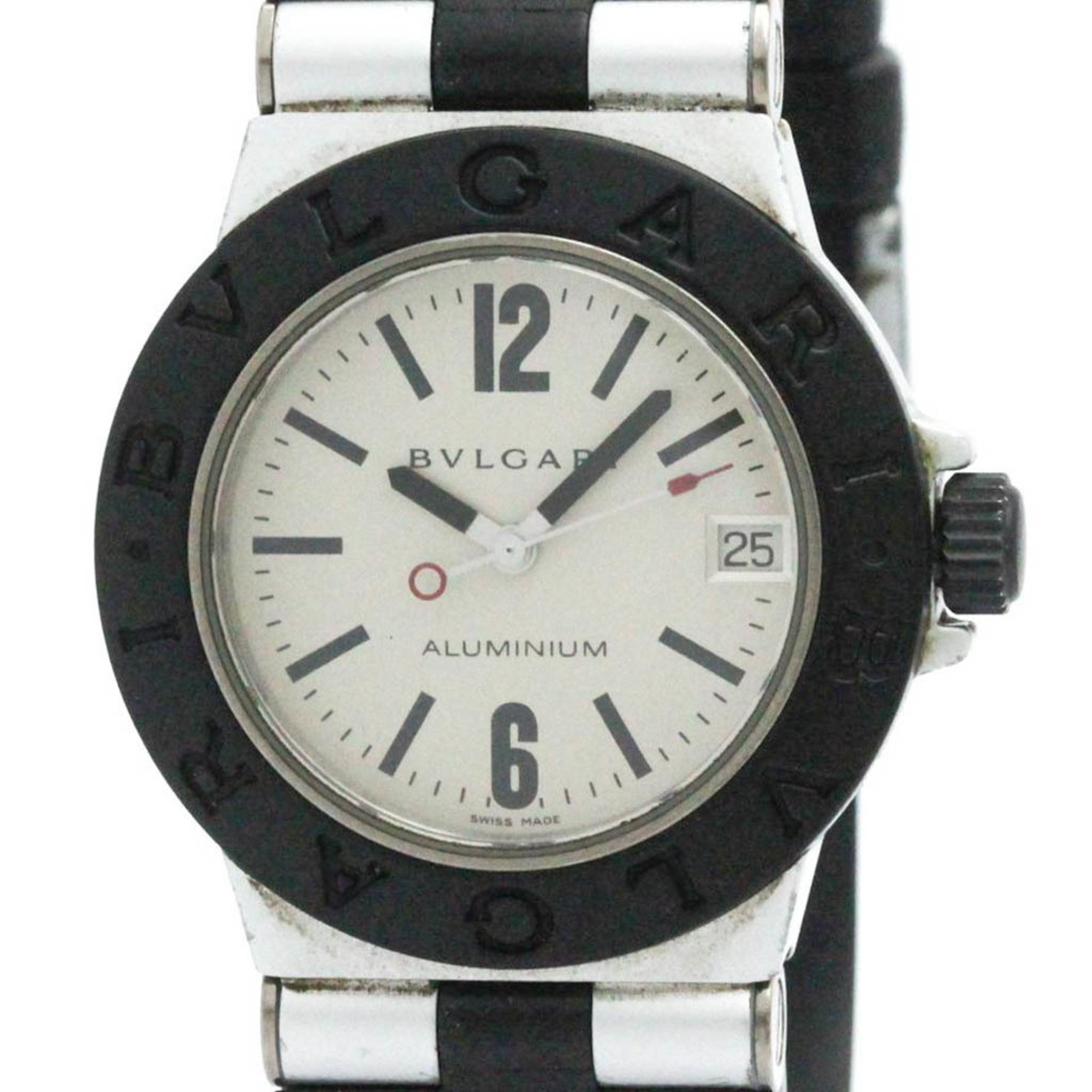 [美品 不動品] ブルガリ　アルミニウム　AL29TA  レディース腕時計 BVLGARI】ブルガリ『アルミニウム』AL29TA レディース クォーツ