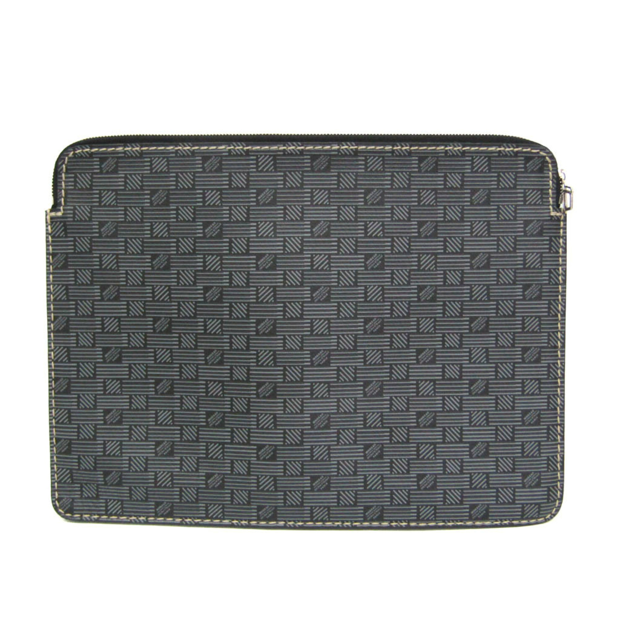 モロー(Moreau) メンズ,レディース レザー クラッチバッグ,ポーチ ブラック,グレー【中古】｜eLady 26,730円