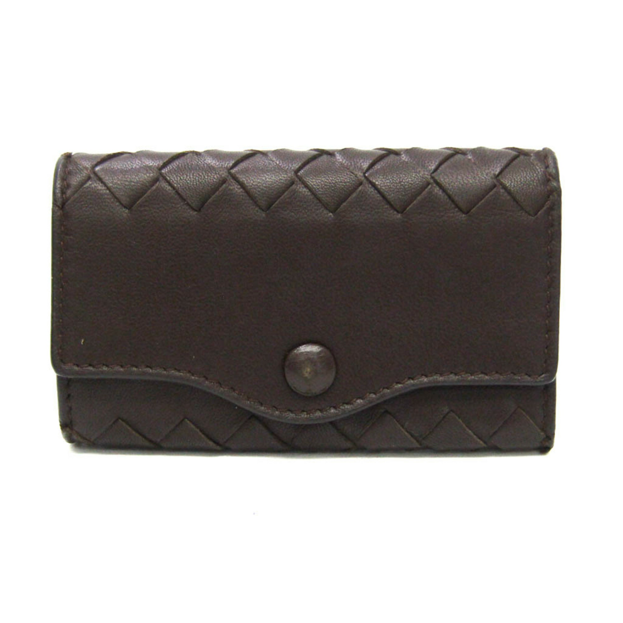 ボッテガヴェネタ キーケース 6連 イントレチャート ブラック 本革 レザー Brandol / BOTTEGA VENETA ボッテガヴェネタ キーケース
