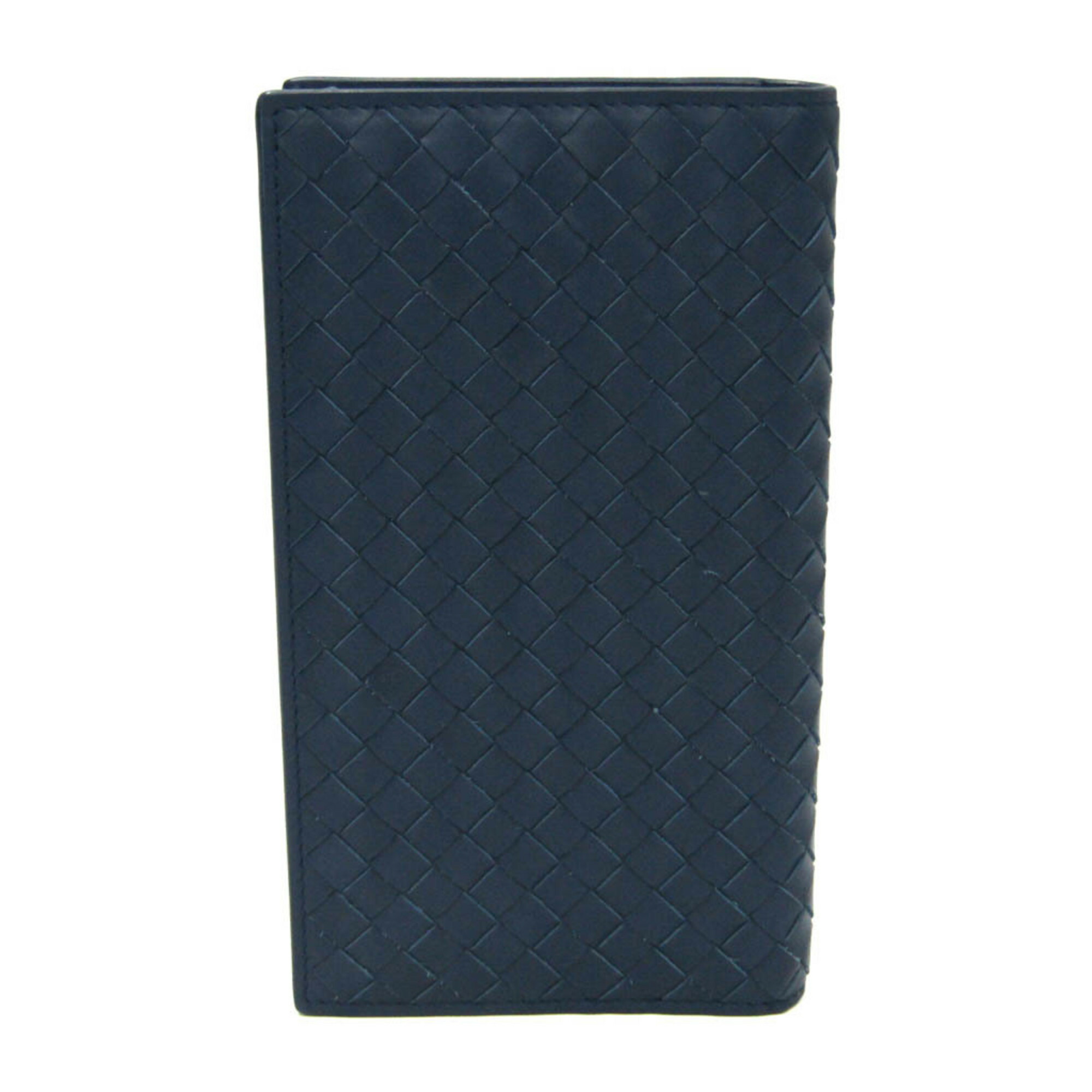 ★希少色・美品★ボッテガ ヴェネタ ラウンドジップ 長財布 イントレチャート 青 美品 ボッテガヴェネタ ラウンドジップ イントレチャート 本革