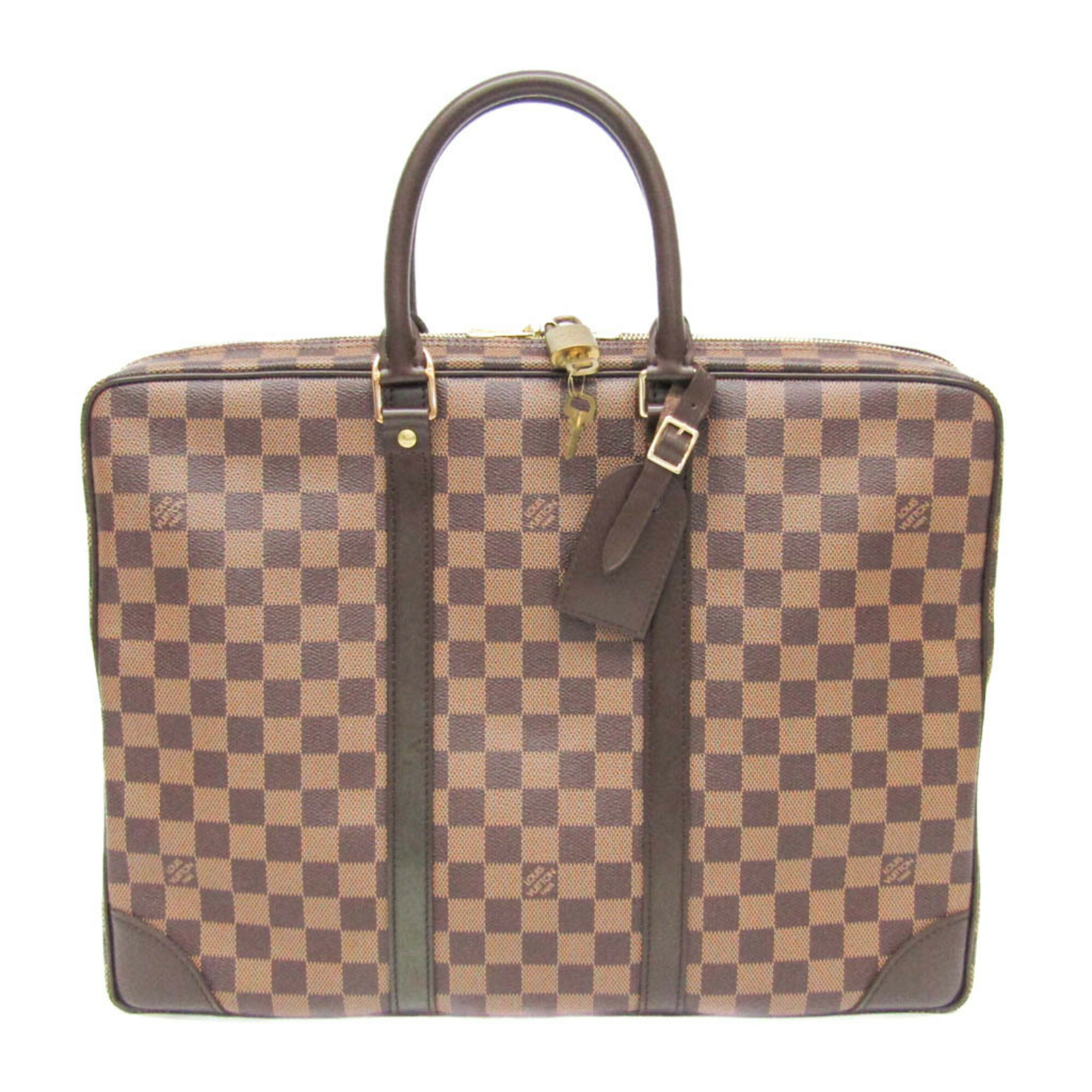 ルイ・ヴィトン(Louis Vuitton) ダミエ ポルトドキュマン ヴォワヤージュ N41124 メンズ ブリーフ容れもの,書きもの容れもの ダミエ【中古】