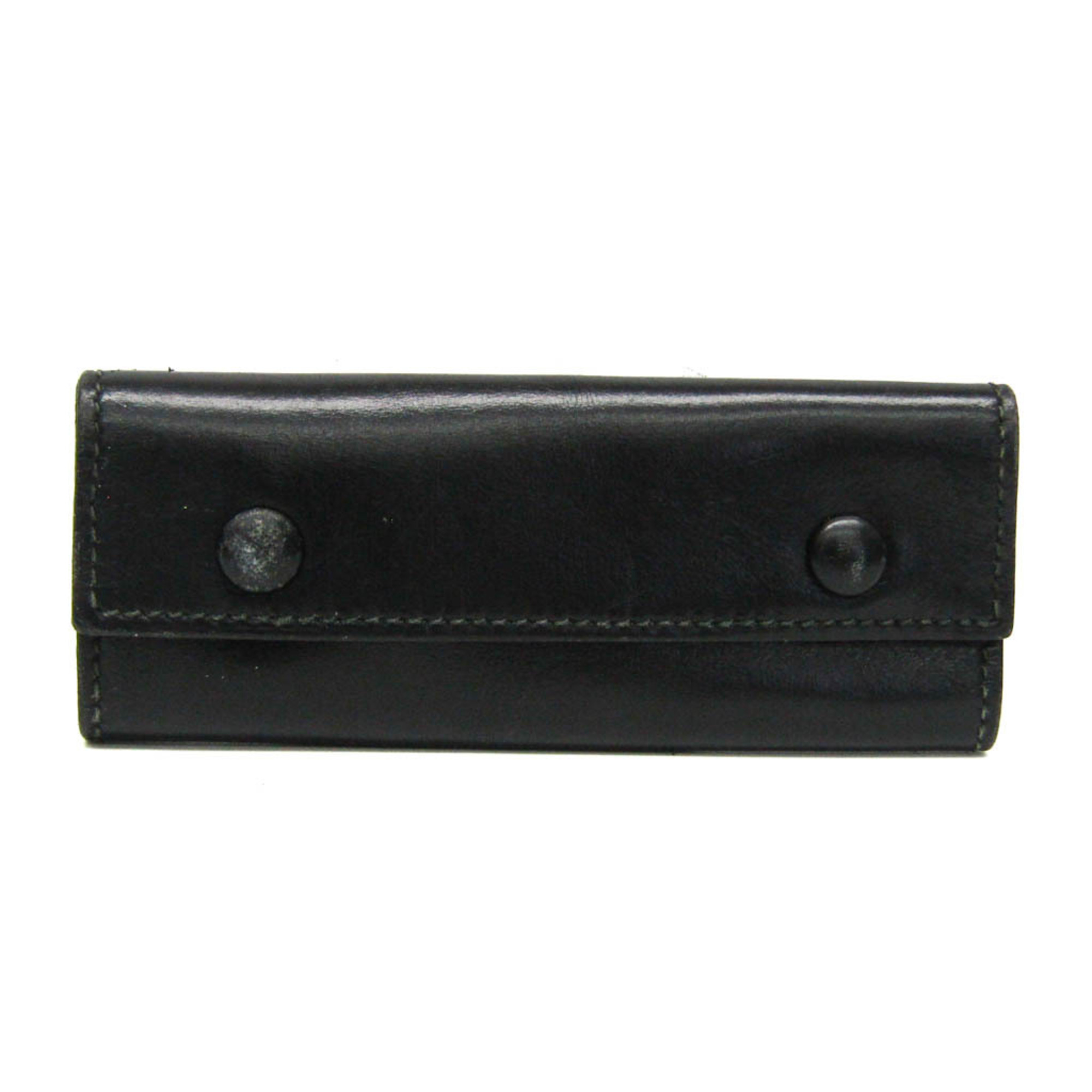 エルメス(Hermes) レディース,メンズ レザー キーケース ブラック【中古】｜eLady 14,058円