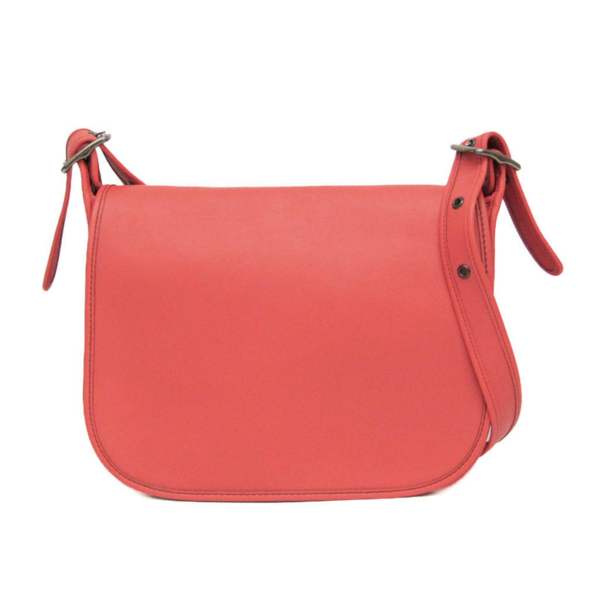 コーチ(Coach) 75TH ANNIVERSARY Limited Edition F38247 レディース レザー ショルダーバッグ ピンクオレンジ【中古】 11,583円