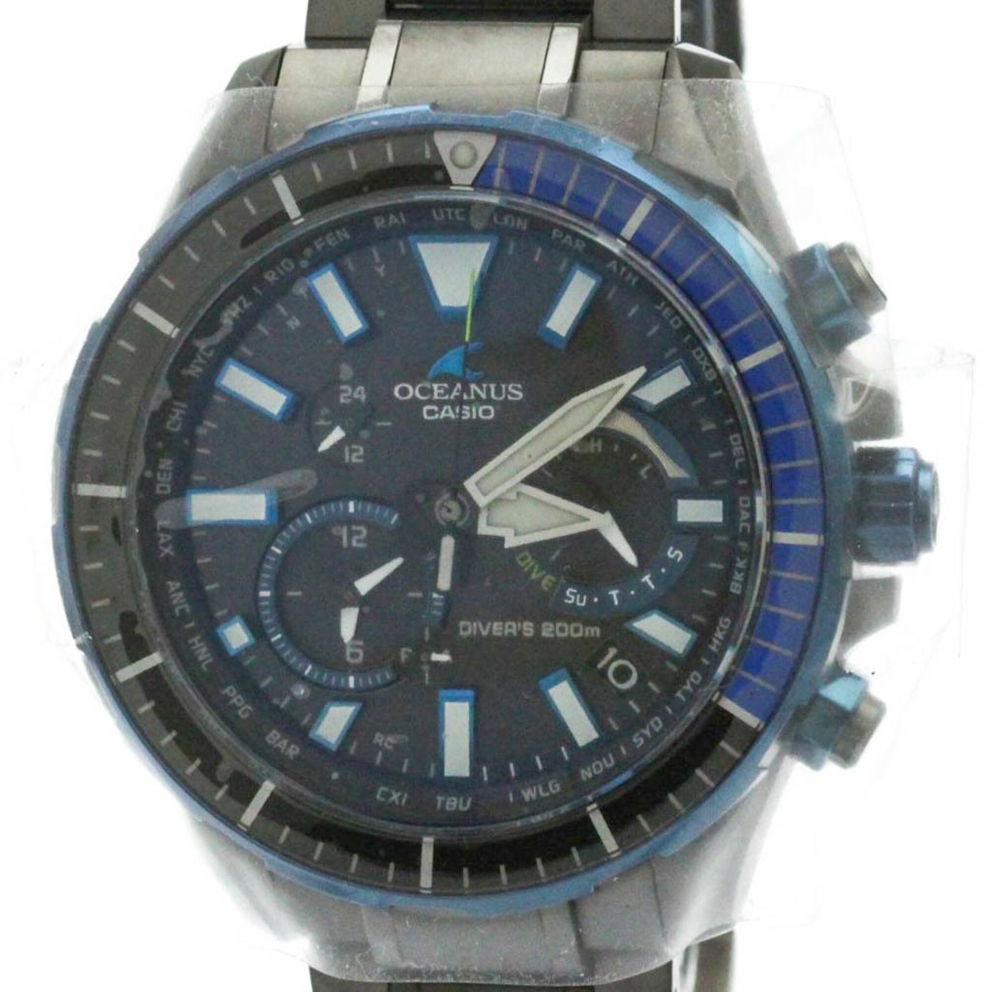 楽天市場】美品 CASIO OCEANUS オシアナス カシャロ チタン 電波