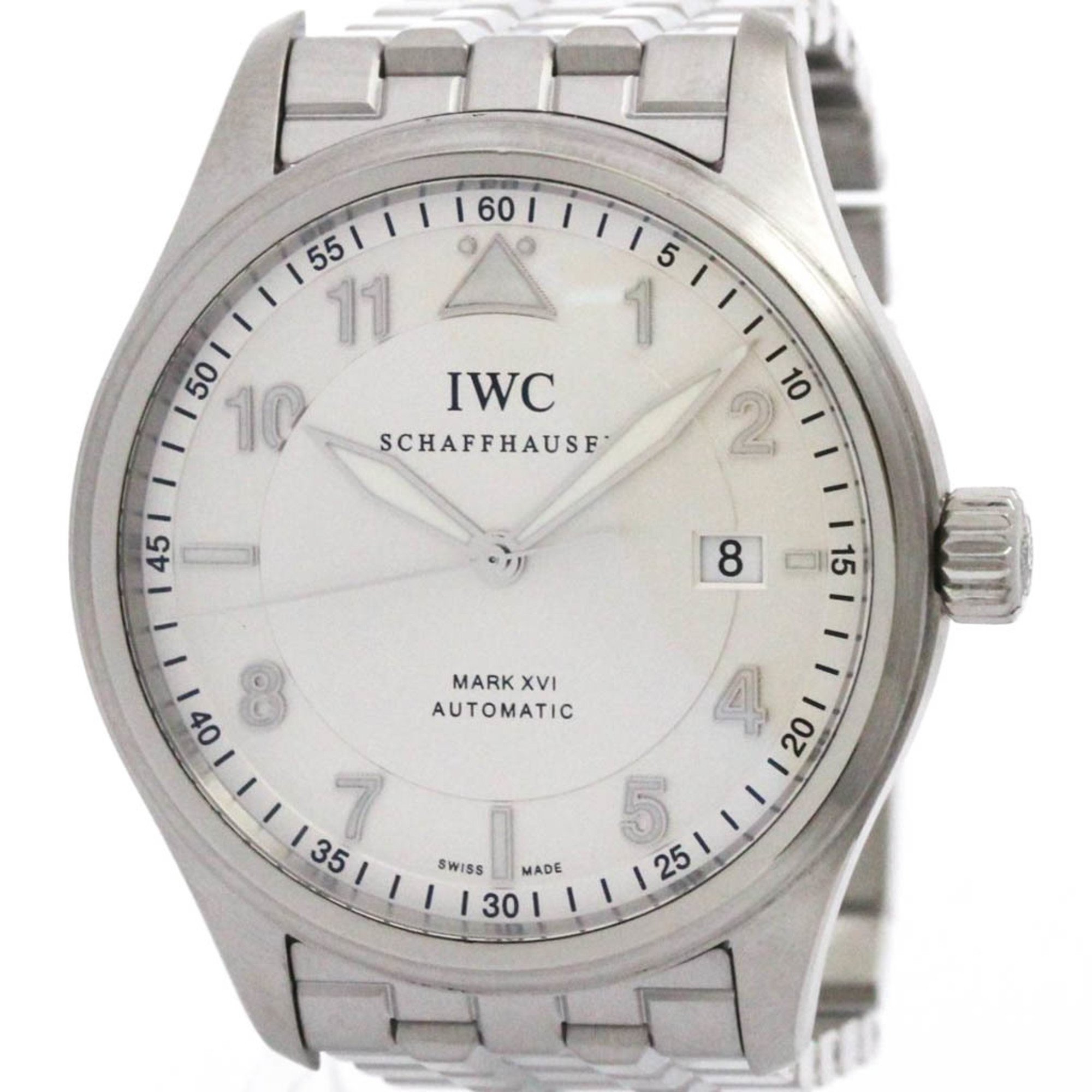 (IWC) パイロットウォッチ 見澄ます XVI 16 ステンレス鋼スチール写真 自動小銃一巻き メンズ 時辰儀 IW325505 (飾りつけ大成済み)【中古】