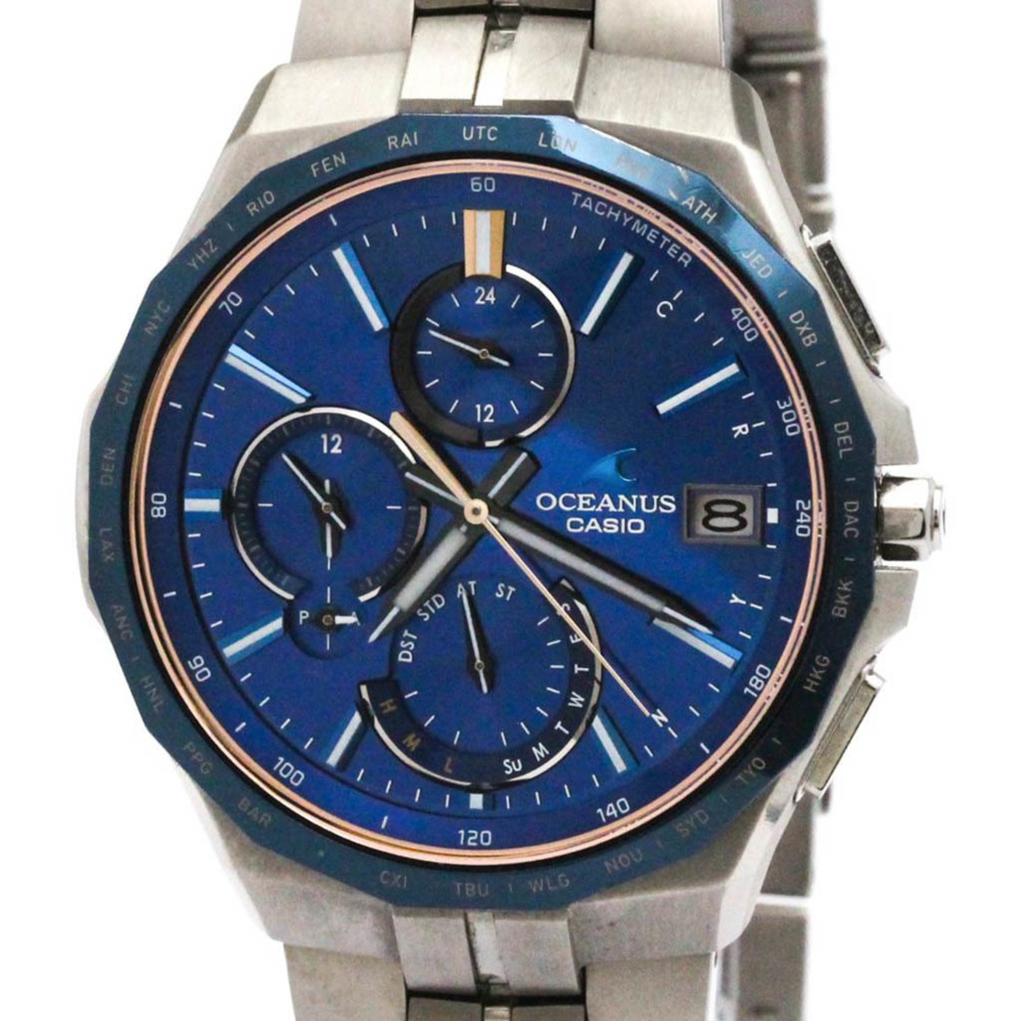 【美品】カシオオシアナス カシャロ クロノグラフ OCW-Ｐ500TDJ★ 楽天市場】【ウォッチ】CASIO カシオ OCEANUS オシアナス