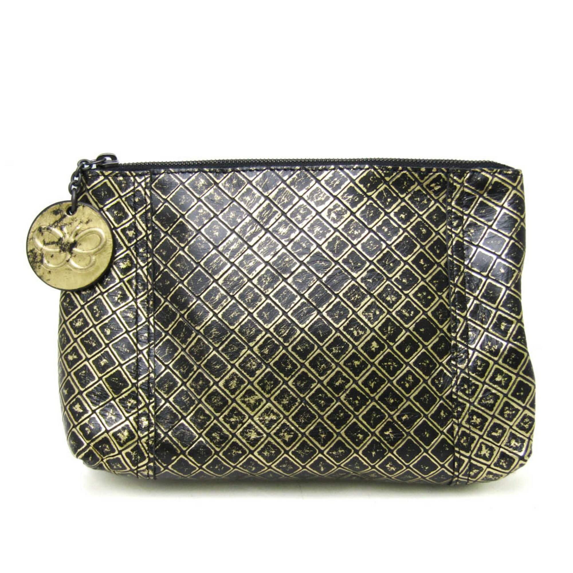 BOTTEGA VENETA イントレチャート ダークブラウン ポーチ イントレチャート リストレット ポーチ のために メンズ で マダー