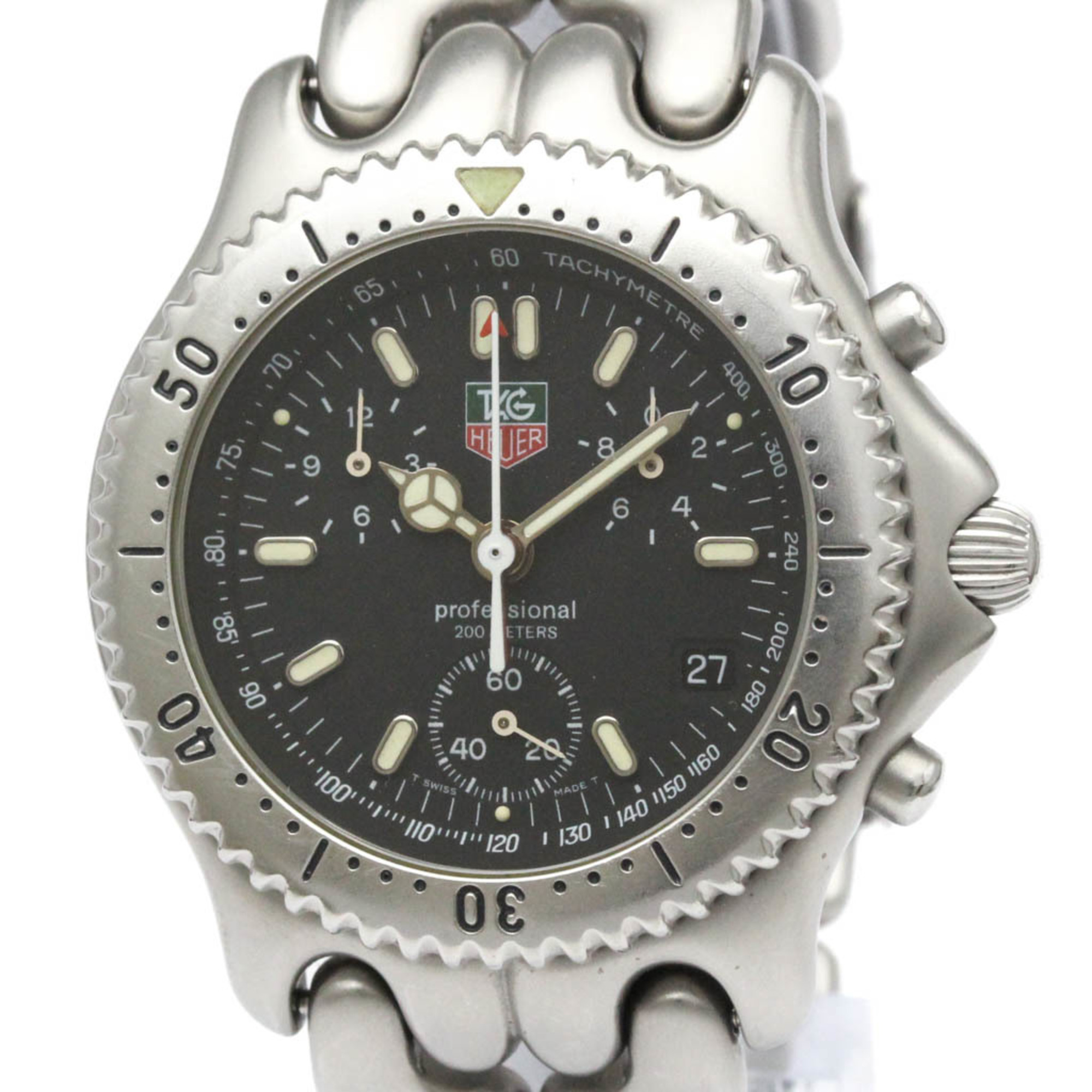 タグホイヤー (TAG HEUER) セル クロノグラフ 200M ステンレススチール クォーツ メンズ 時計 S39.306 (外装仕上げ済み)【中古】｜eLady