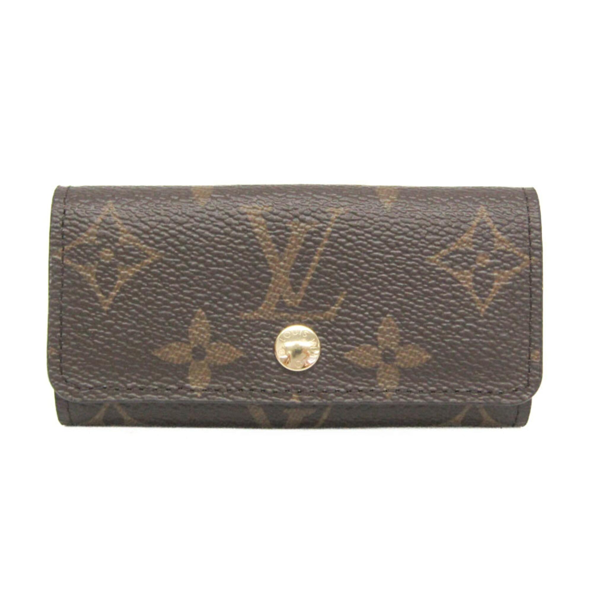ルイ・ヴィトン(Louis Vuitton) モノグラム ミュルティクレ4 M69517 メンズ,レディース モノグラム キーケース ブラウン【中古】