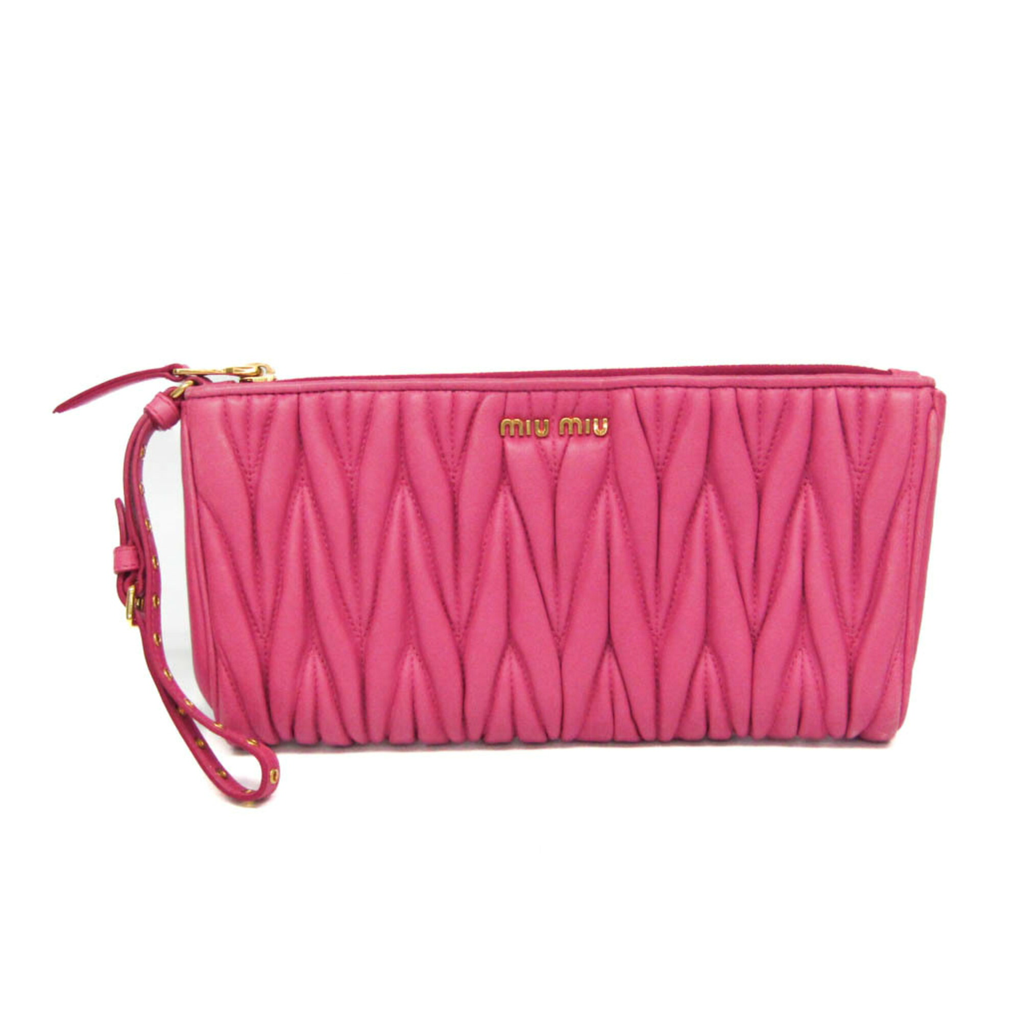 楽天市場】ミュウミュウ MIUMIU クラッチバッグ 型押しレザー