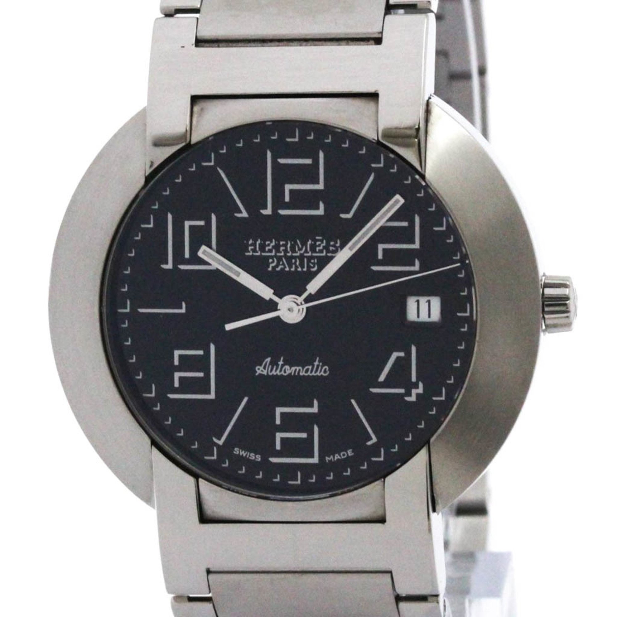 エルメス (HERMES) ノマード ステンレススチール 自動巻き メンズ 時計 NO3.810 (外装仕上げ済み)【中古】