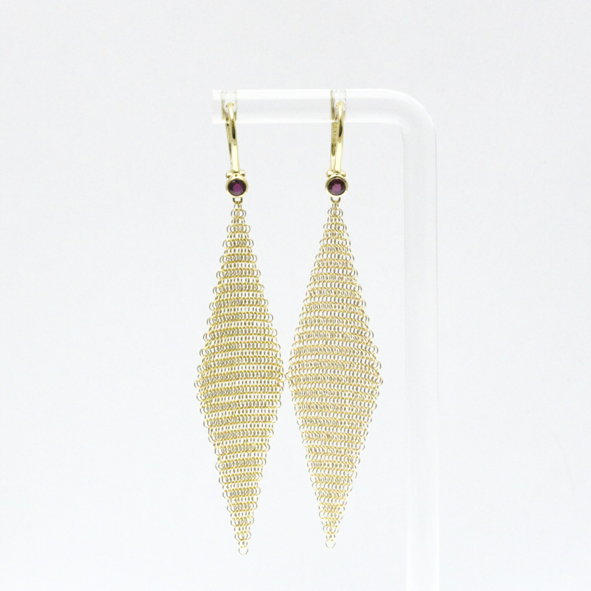 極美品 ティファニー サマセット ボール ノット 片耳 ピアス ゴールド k18 ティファニー サマセット メッシュ ボール ピアス シルバー OP8