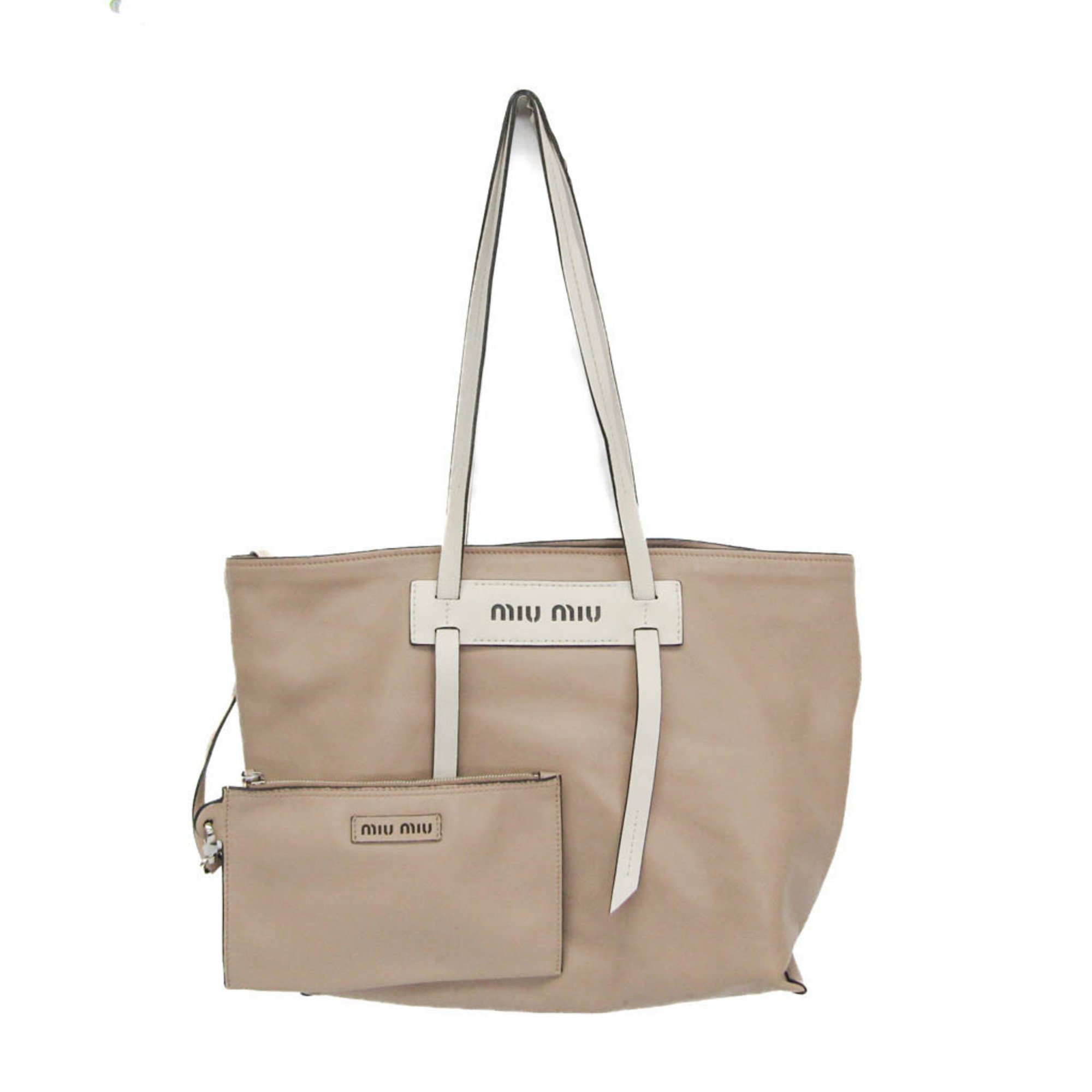 ☆miumiu☆トートバッグ　ベージュ　美品♪ 楽天市場】【4千円OFFクーポン対象】ミュウ ミュウ Miu Miu