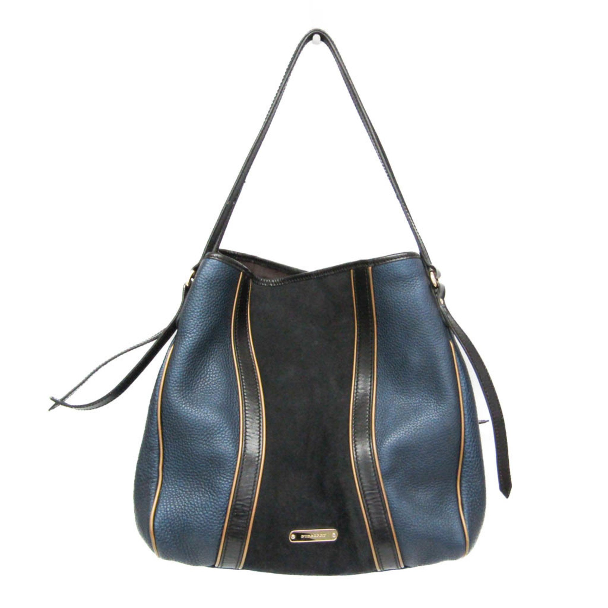 BURBERRY BLACK LABELリバーシブル トートバッグ ネイビー 32001156.jpg
