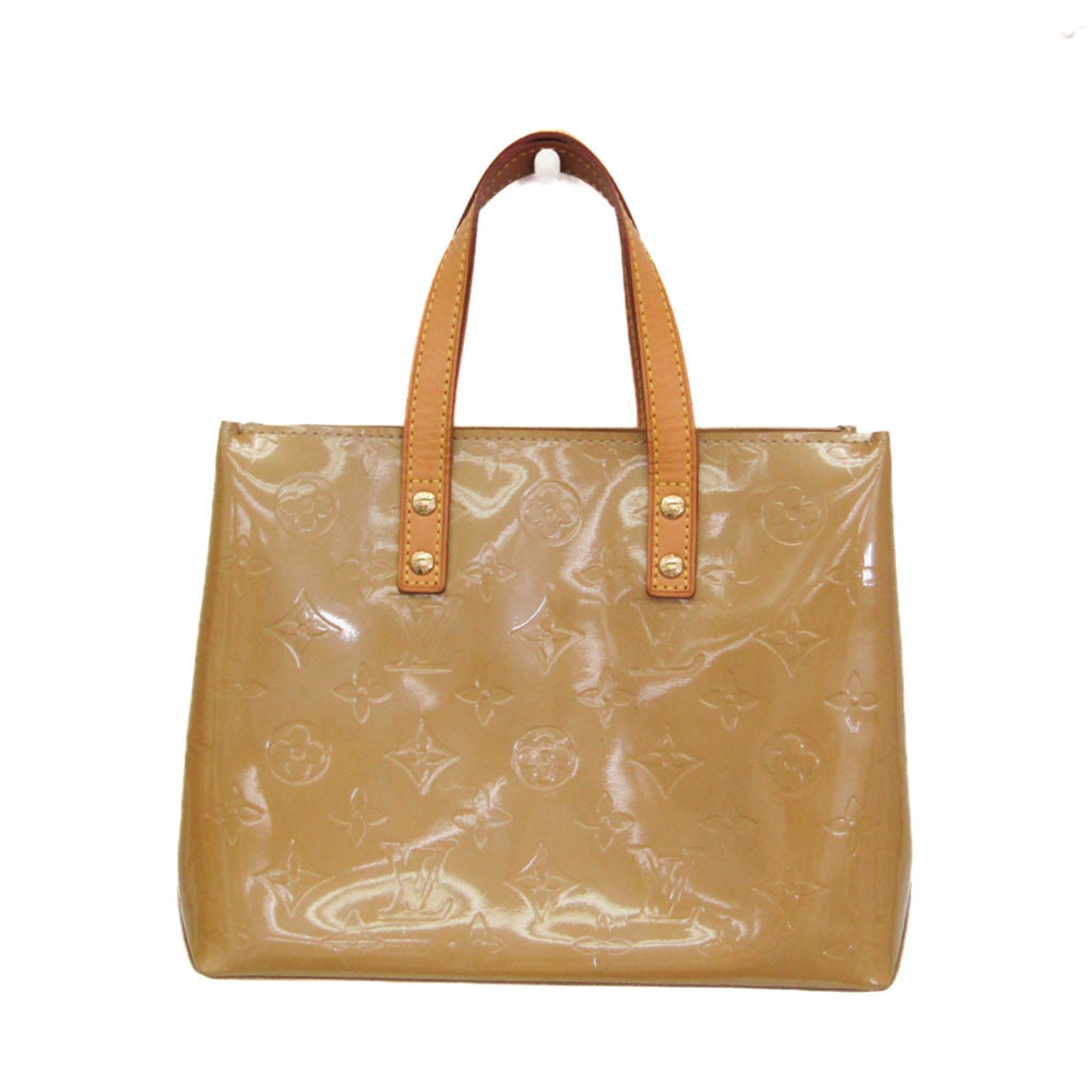 ルイ・ヴィトン(Louis Vuitton) モノグラムヴェルニ リードPM M91334 レディース ハンドバッグ ノワゼット【中古】