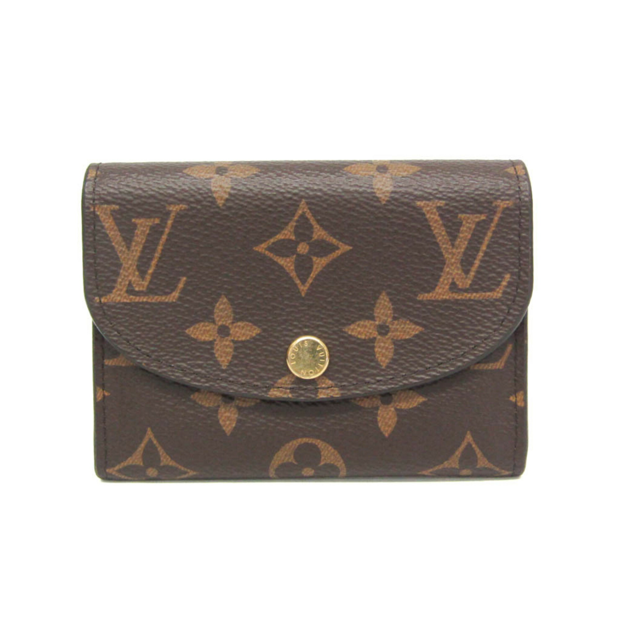 ルイ・ヴィトン(Louis Vuitton) モノグラム ポルトモネ・ロザリ M62361 レディース モノグラム 小銭入れ・コインケース ブラウン,ローズバレリーヌ【中古】