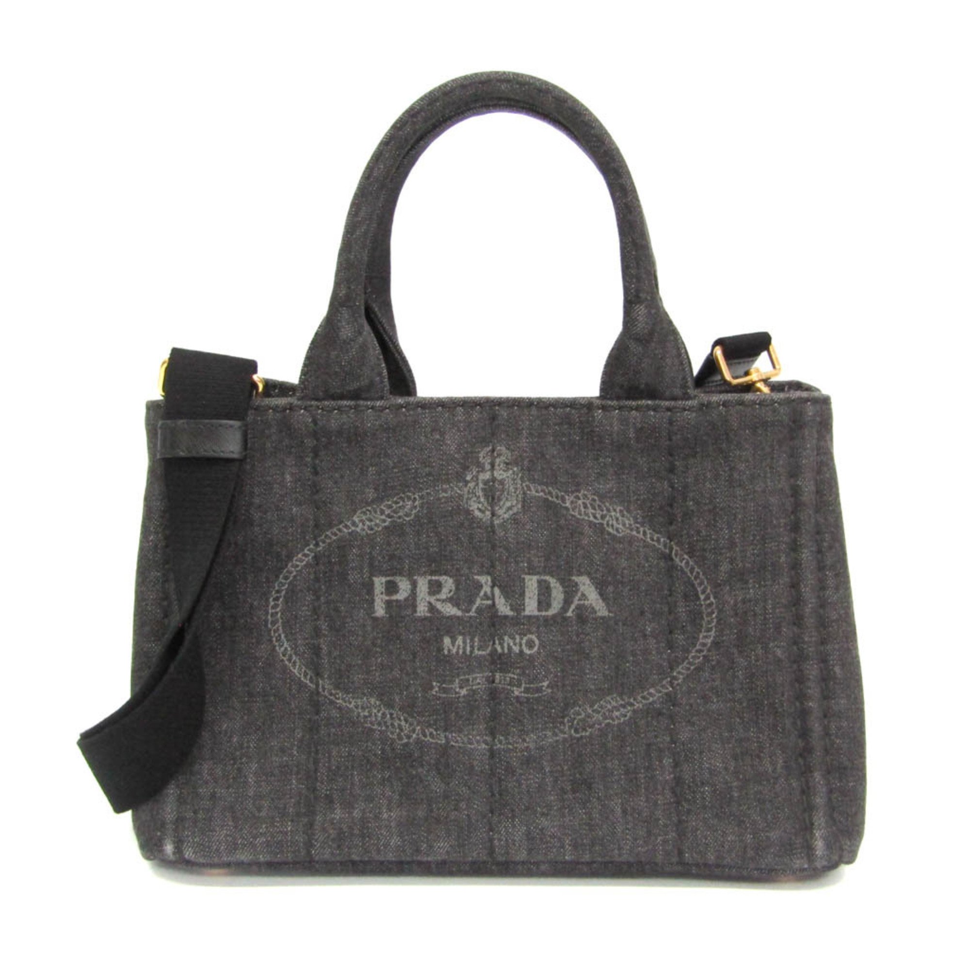 プラダ(Prada) カナパ 1BG439 レディース カナパ ショルダーバッグ,トートバッグ 黒いこと,Nero(ネロ)【中古】