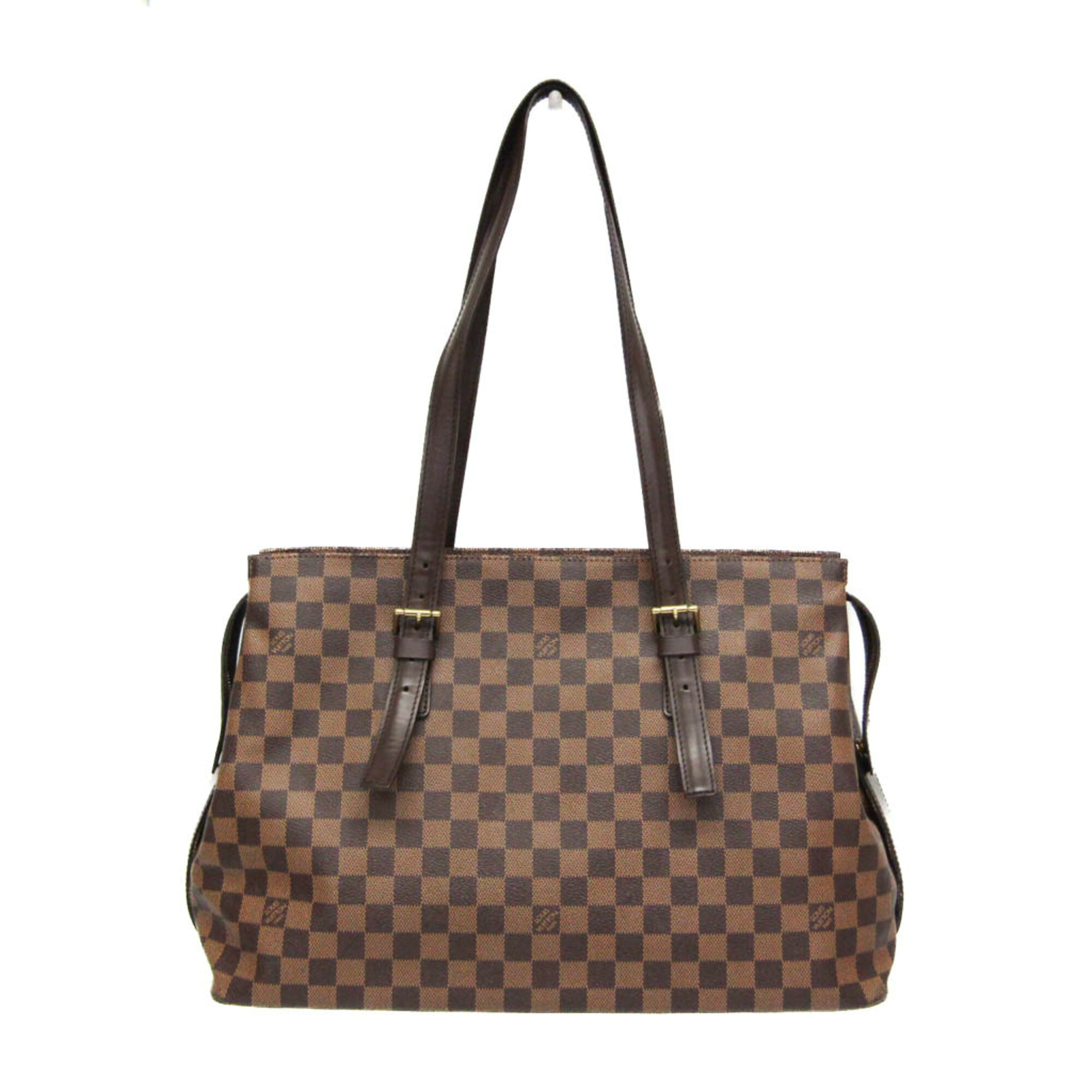 ルイ・ヴィトン(Louis Vuitton) ダミエ チェルシー N51119 レディース ショルダーバッグ ブラウン,エベヌ【中古】